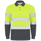 Sertificēts polo ar garām piedurknēm POLARIS L/S - Kombis