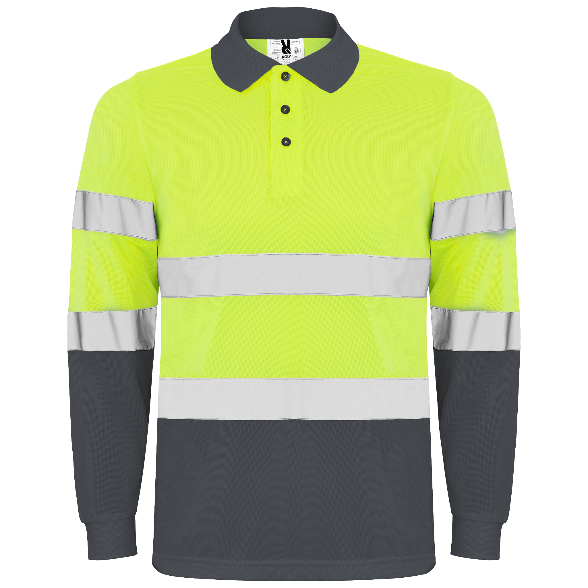 Sertificēts polo ar garām piedurknēm POLARIS L/S - Kombis