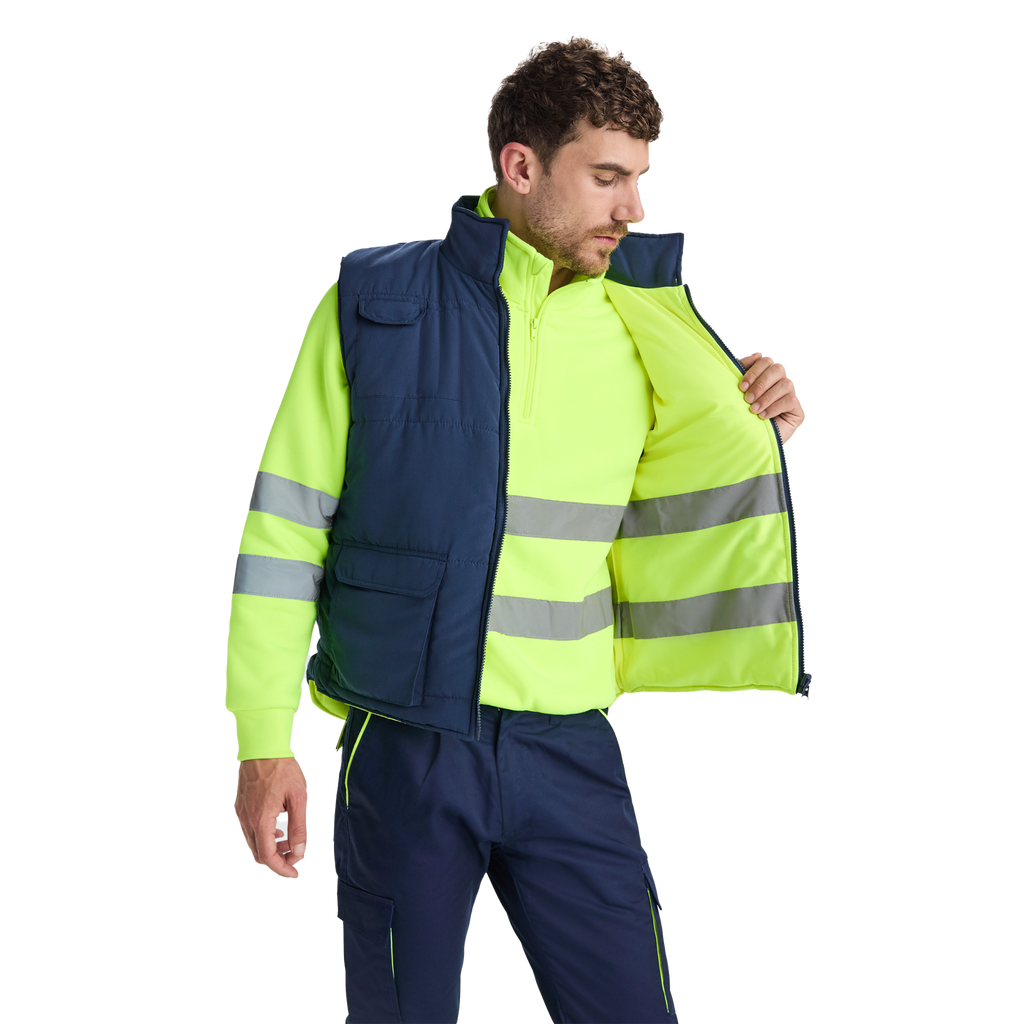 Polsterēta divpusējā darba veste PERSEI - Kombis