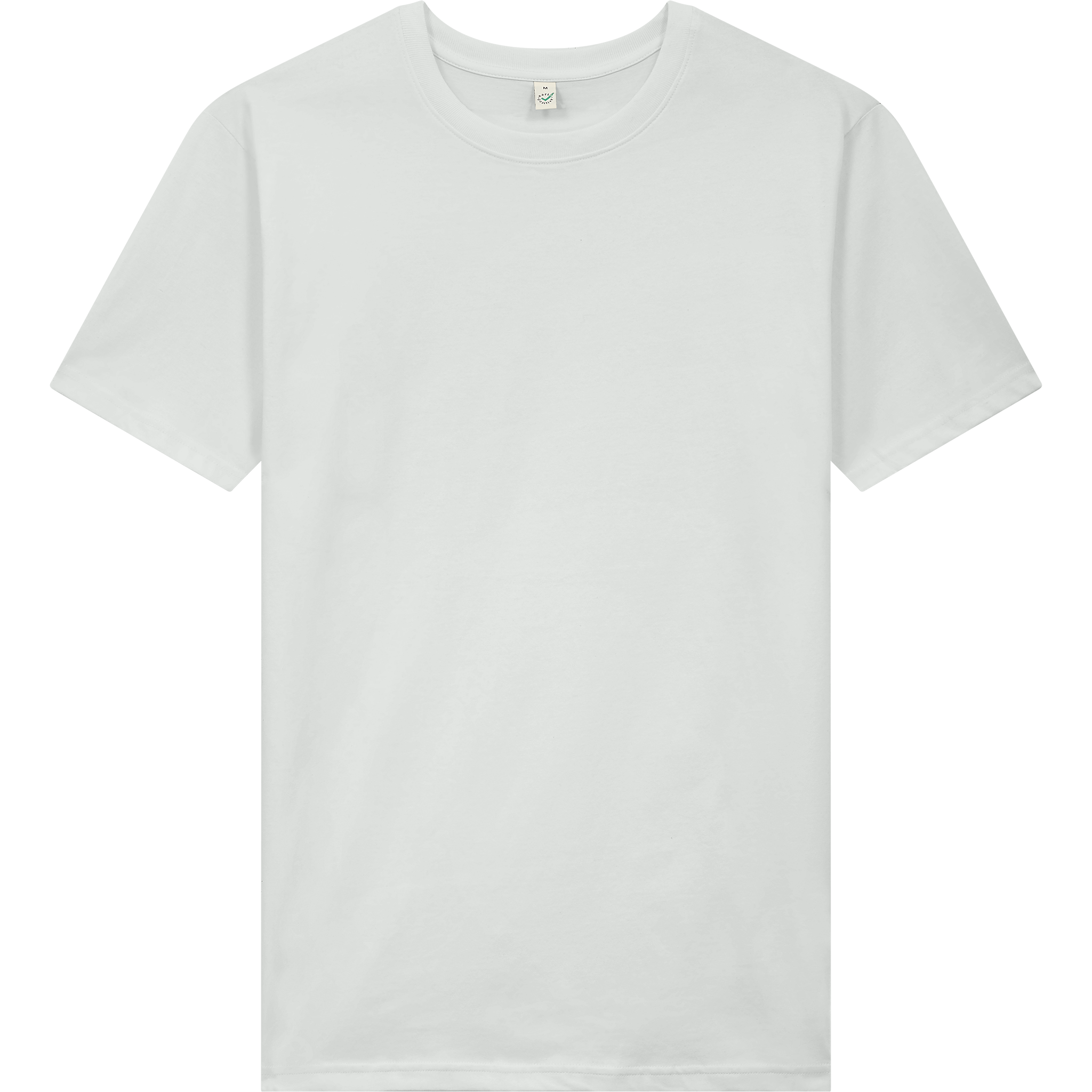 Earth Positive® oversized T-shirt EP19 front view, soft cotton fabric, relaxed fit, casual style, natural color, brand logo visible.