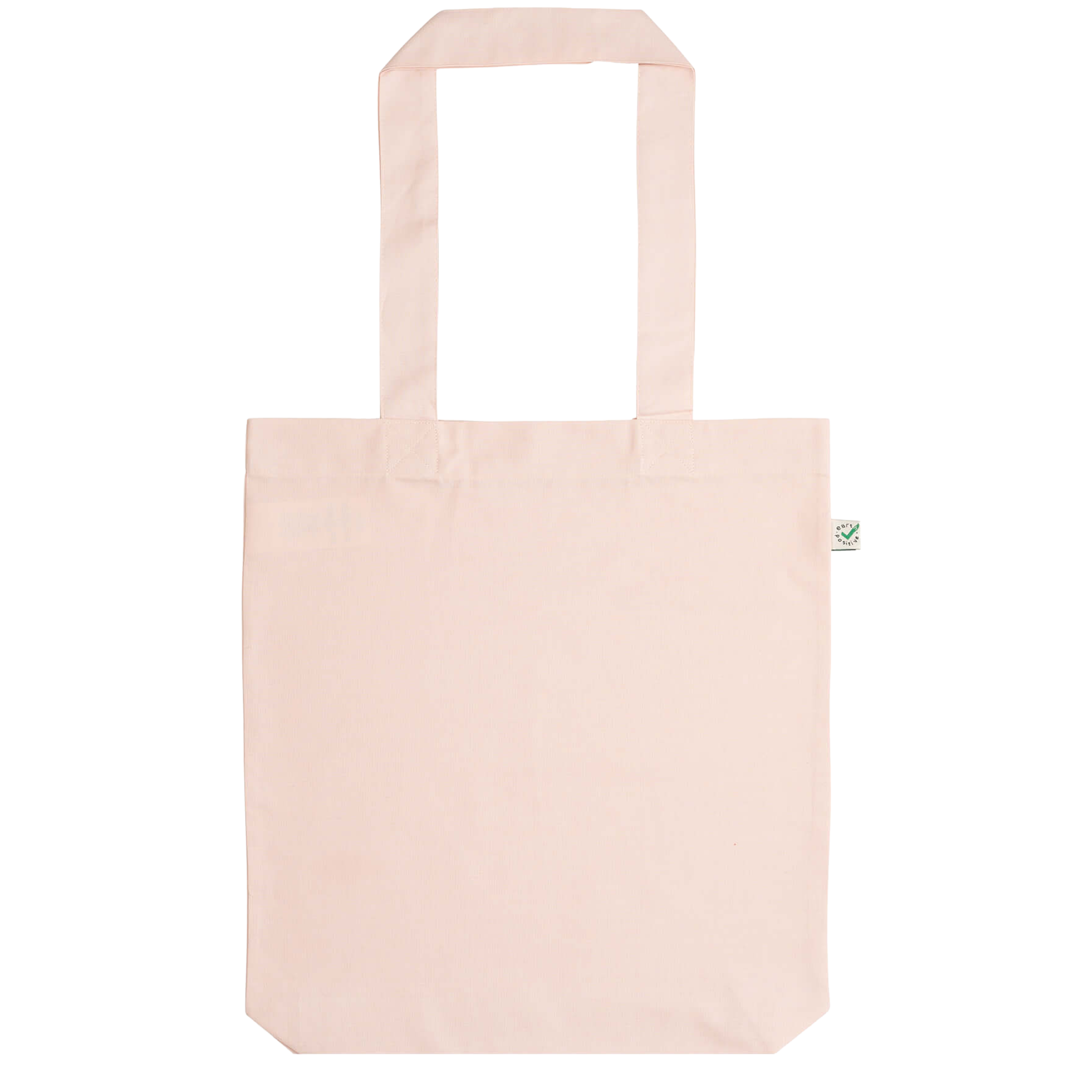 Earth Positive® Soma Fashion Tote Bag EP75, front view showing eco-friendly cotton tote with EP branding and sturdy handles.