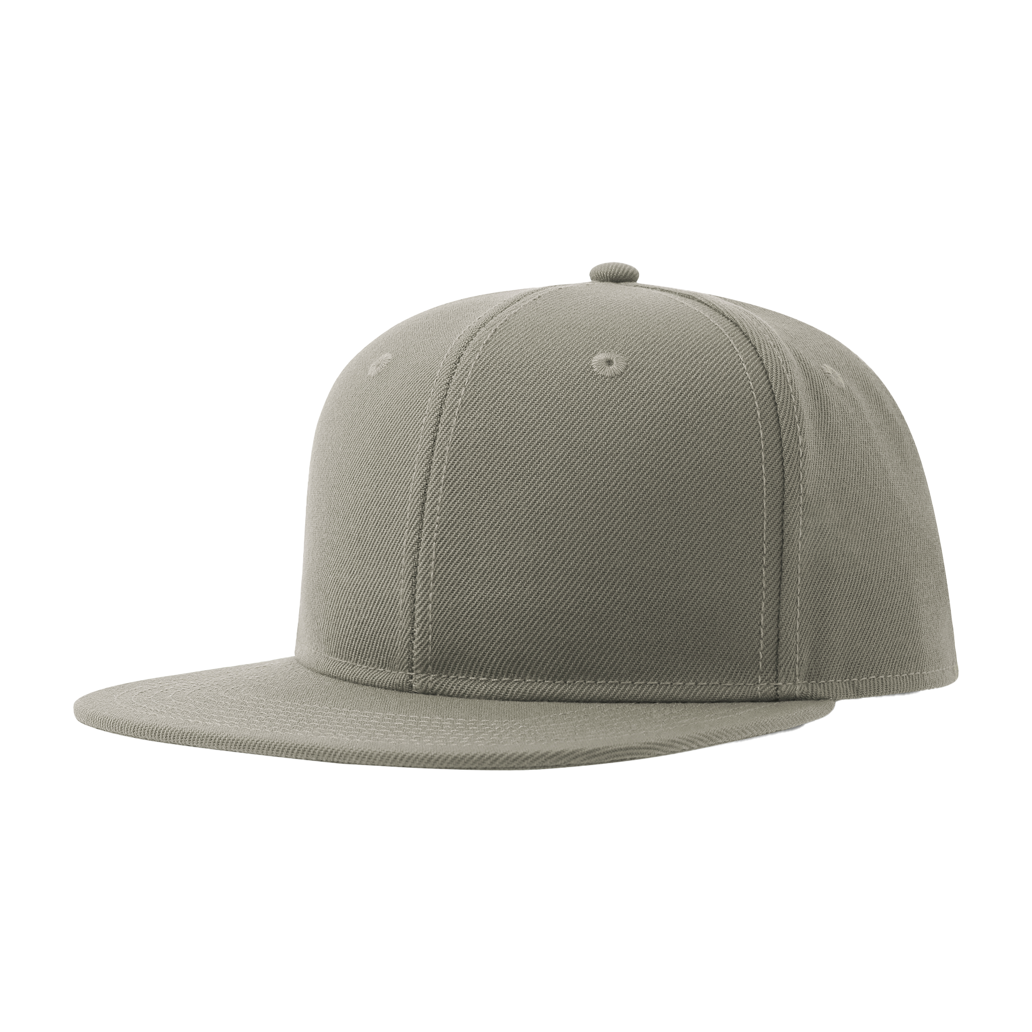 Atlantis premium snapback cap, stylish black and white design with adjustable snapback strap, casual streetwear accessory.