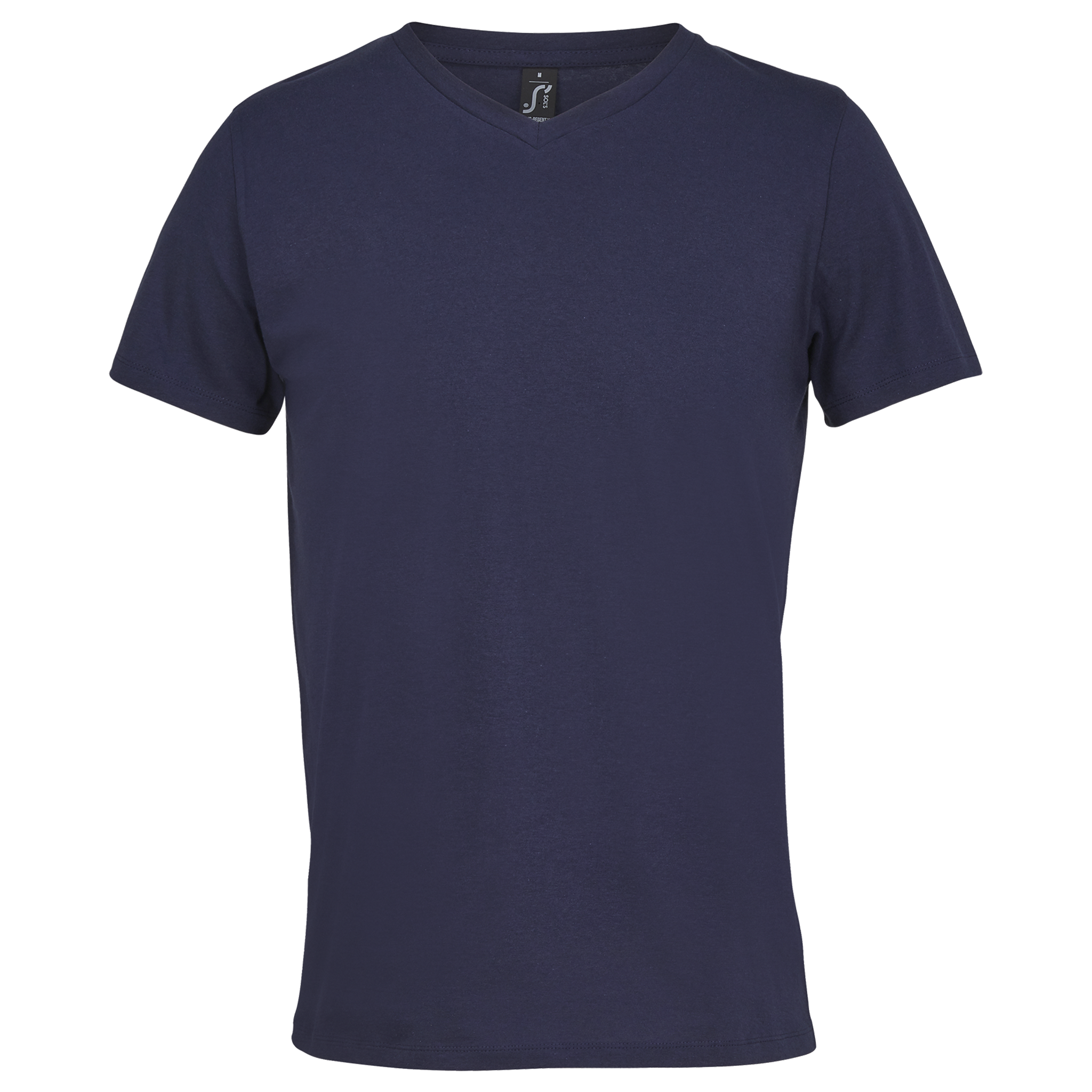 Light men's V-neck T-shirt by Sols, Klasisks un viegls style with V-shaped neckline, shown in a natural product image.