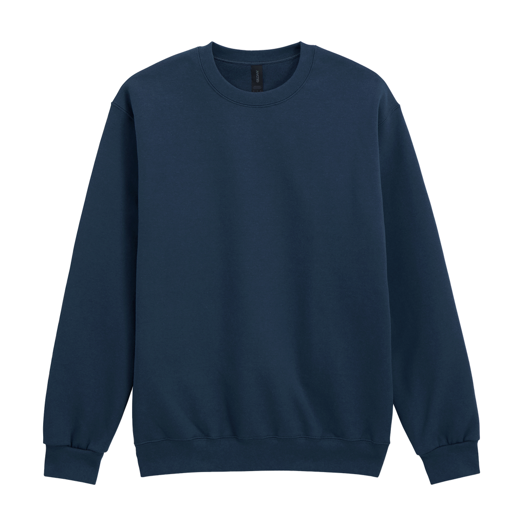 Gildan HAMMER Premium biezais džemperis in neutral color, knitted fabric, with ribbed cuffs and collar.