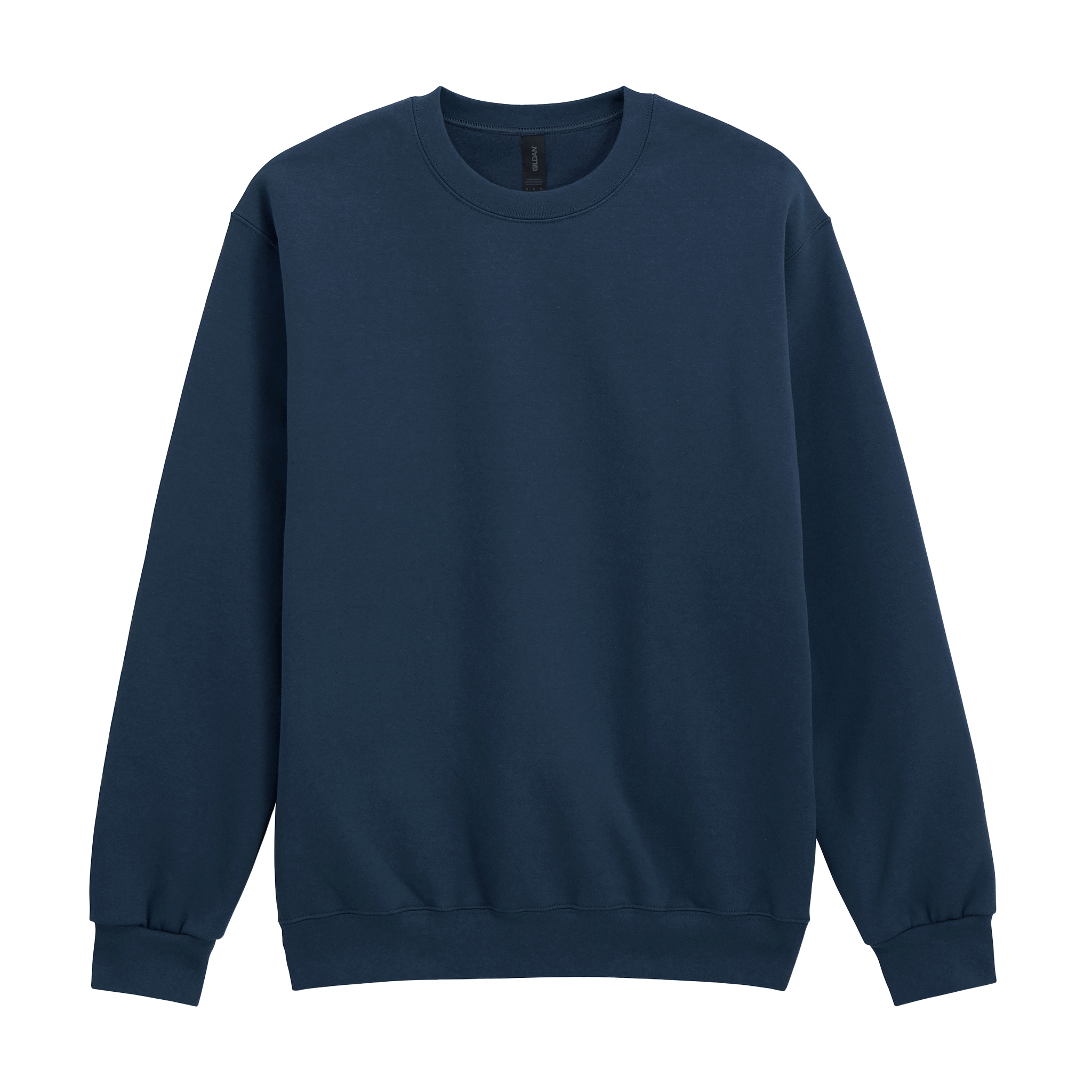 Gildan HAMMER Premium biezais džemperis in neutral color, knitted fabric, with ribbed cuffs and collar.