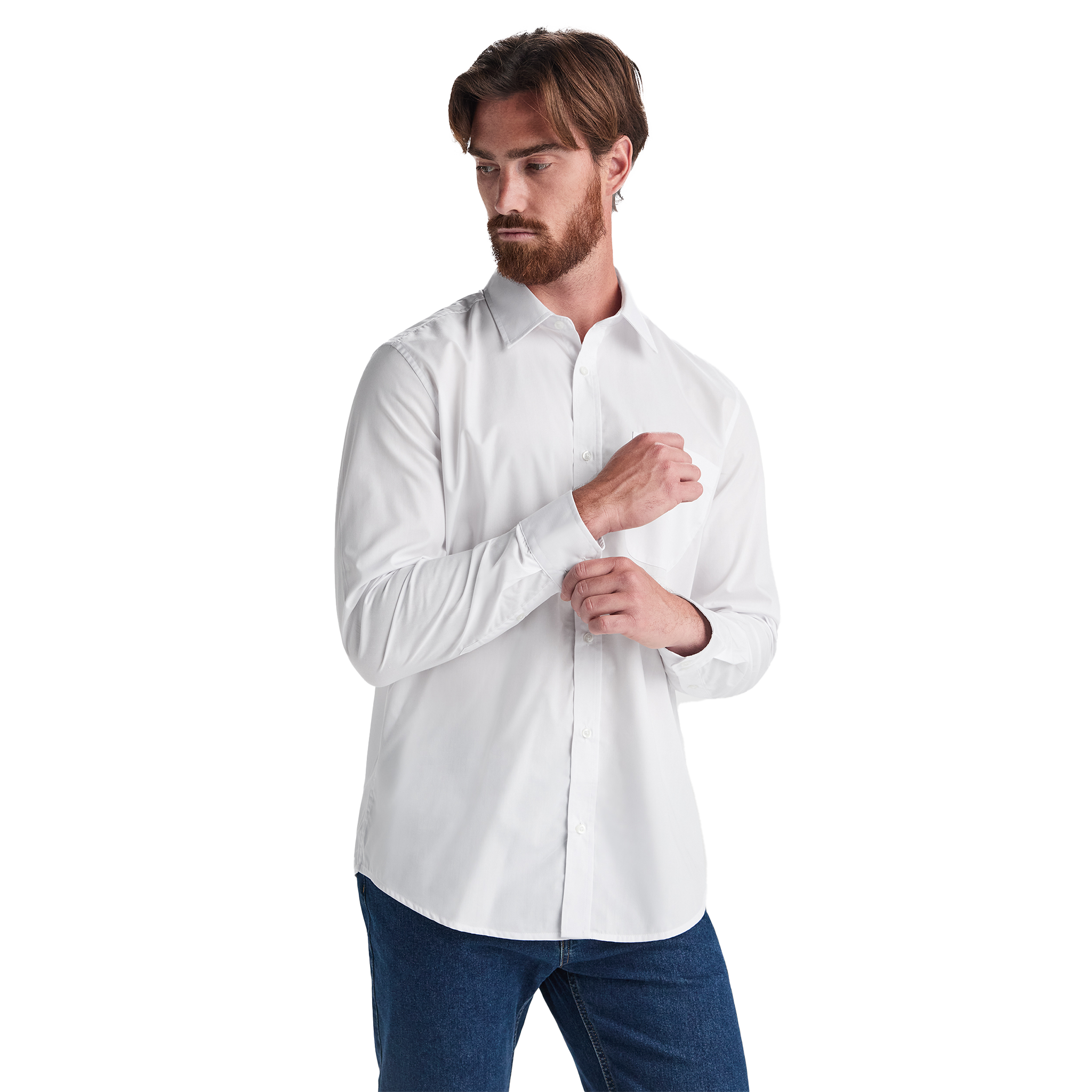 Profesionāls garu piedurkņu krekls AIFOS L/S - Kombis