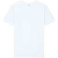 Earth Positive® EP19 oversized white T-shirt featuring a front view with a relaxed fit and simple design.