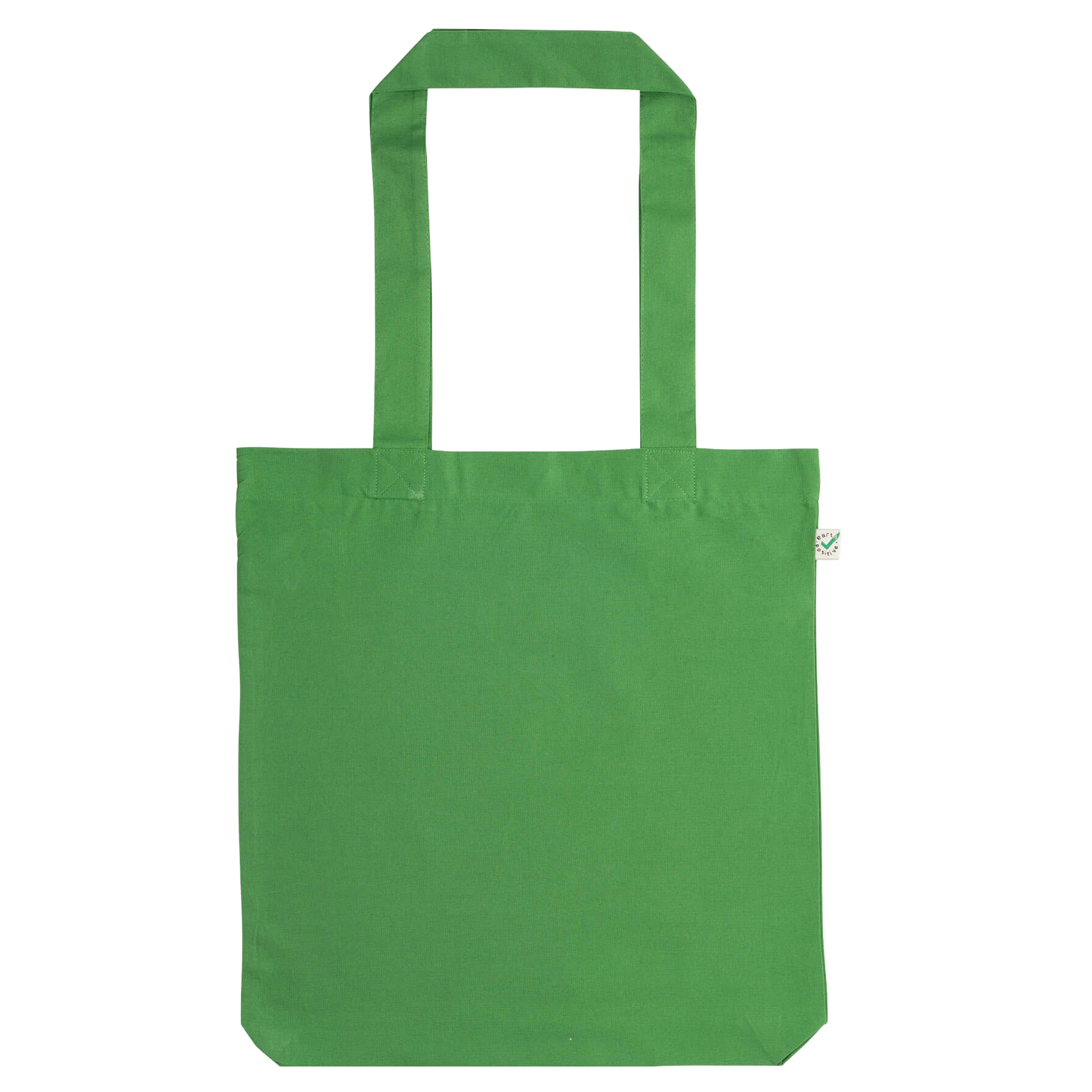 Earth Positive® Soma Fashion Tote Bag EP75, front view showing eco-friendly cotton tote with EP branding and sturdy handles.