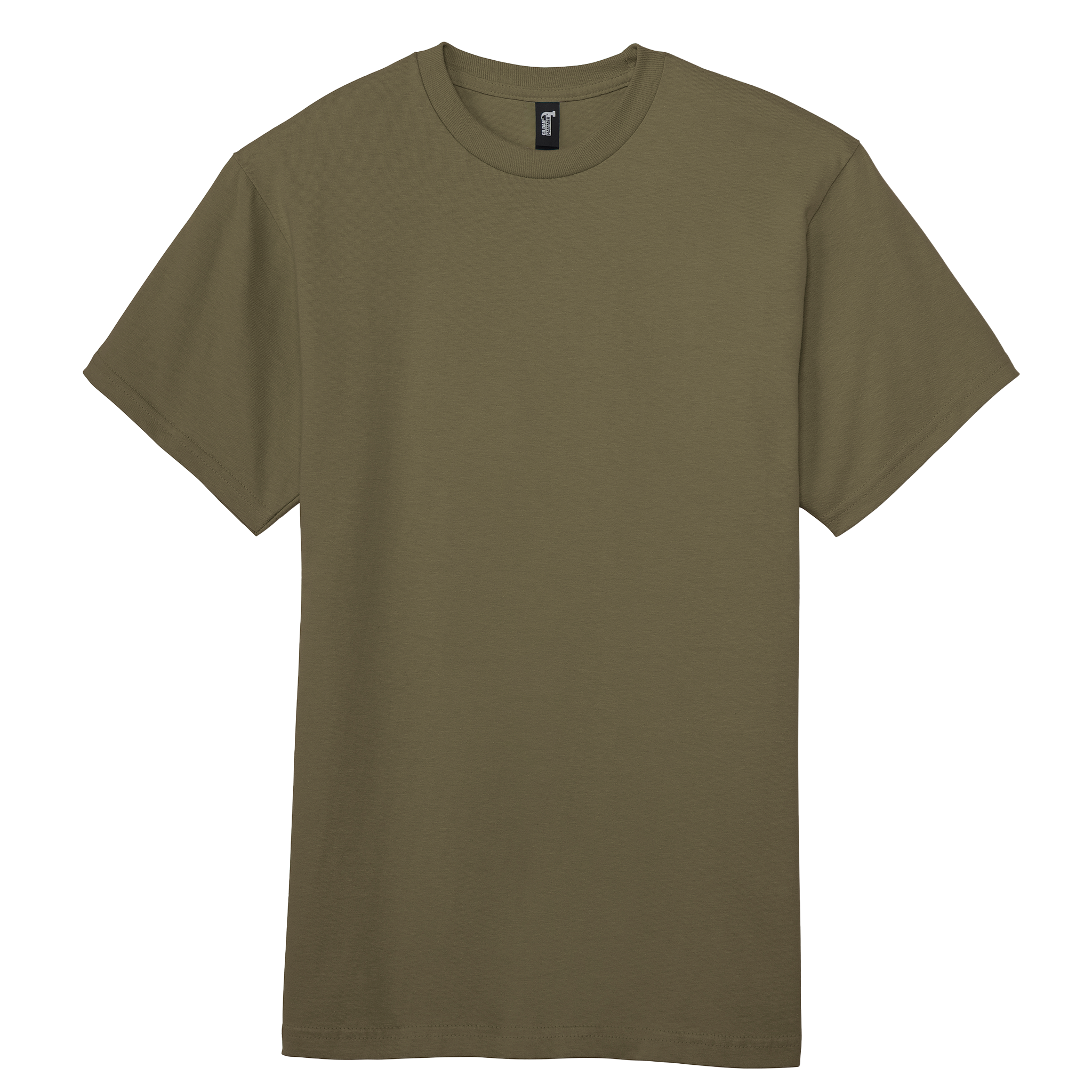 Gildan T-shirt with durable design, shown in a close-up image highlighting the fabric texture and classic fit style.