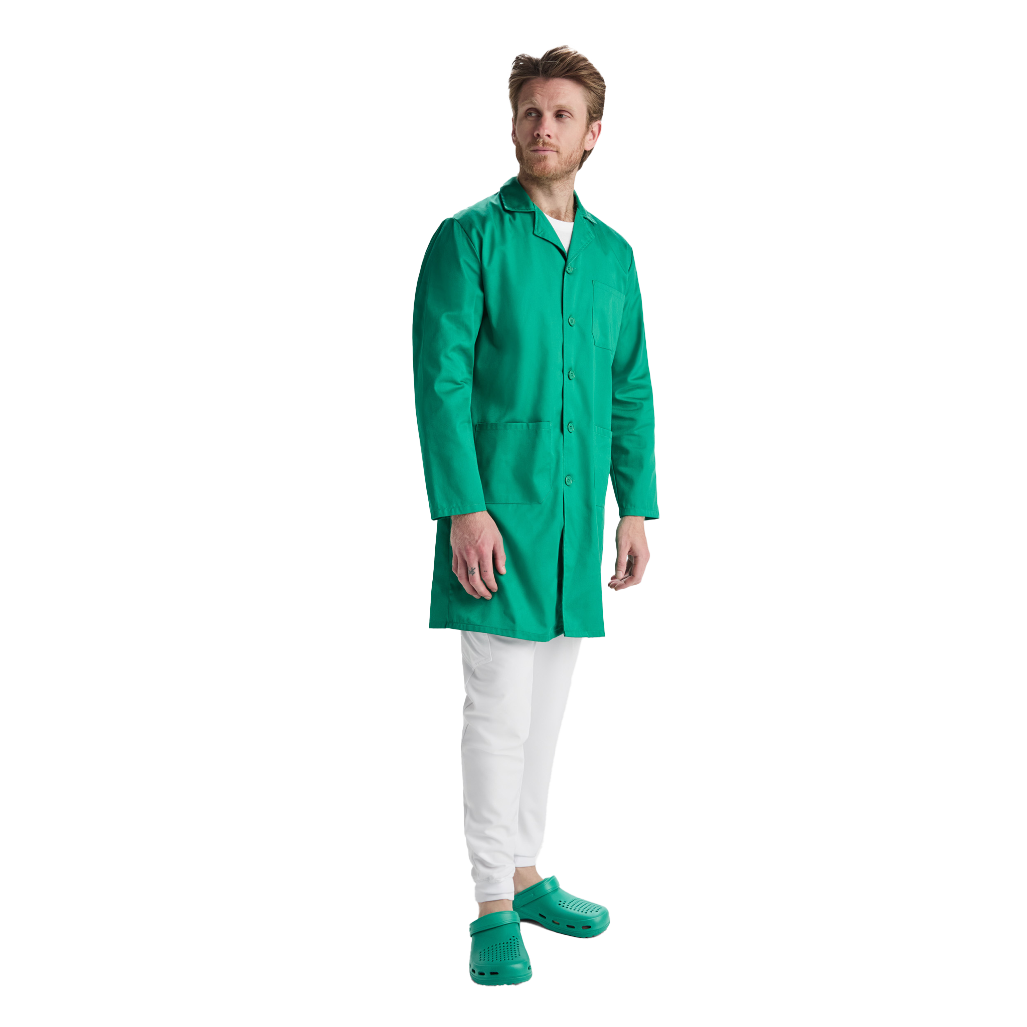 Klasisks unisex darba halāts VACCINE - Kombis