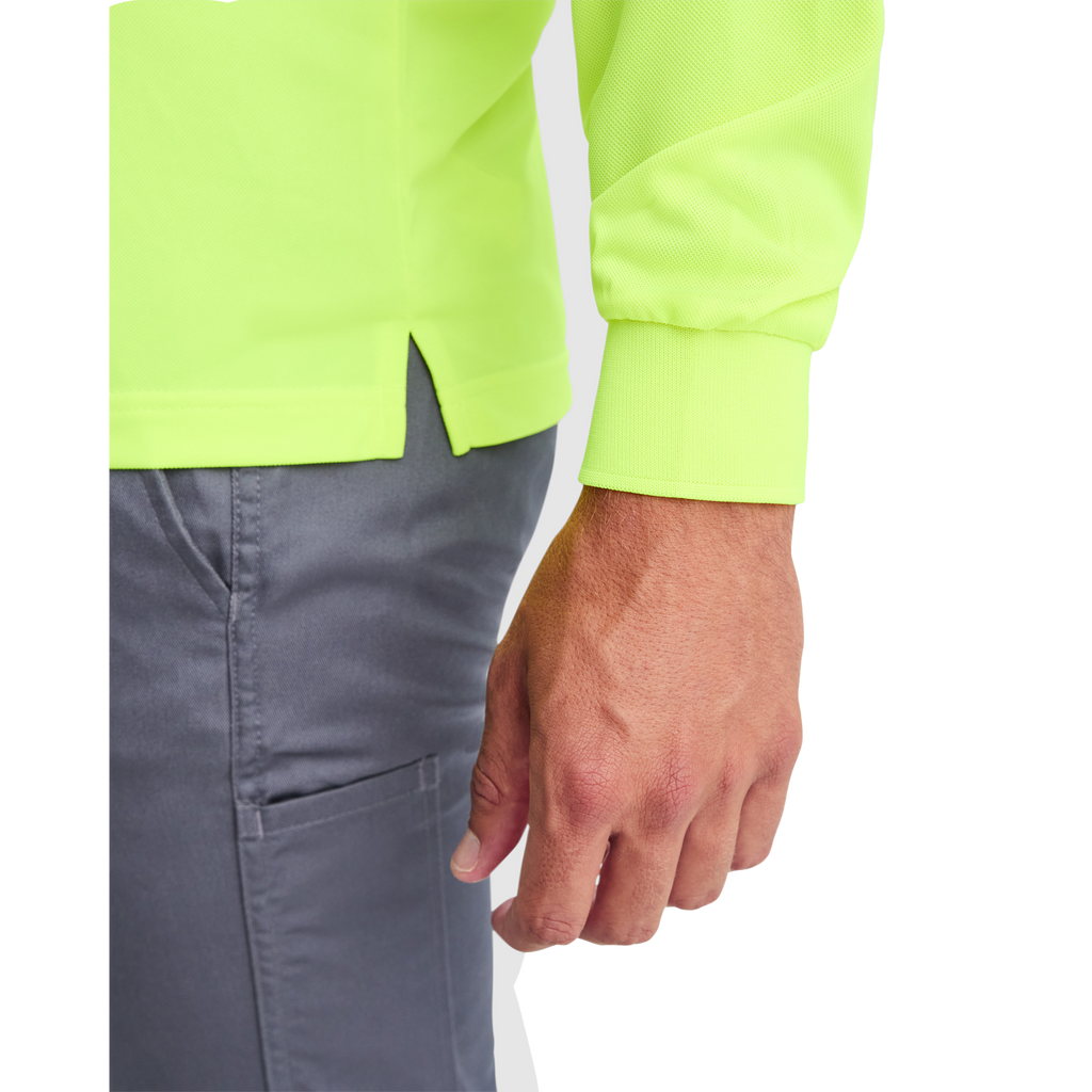 Sertificēts polo ar garām piedurknēm POLARIS L/S - Kombis