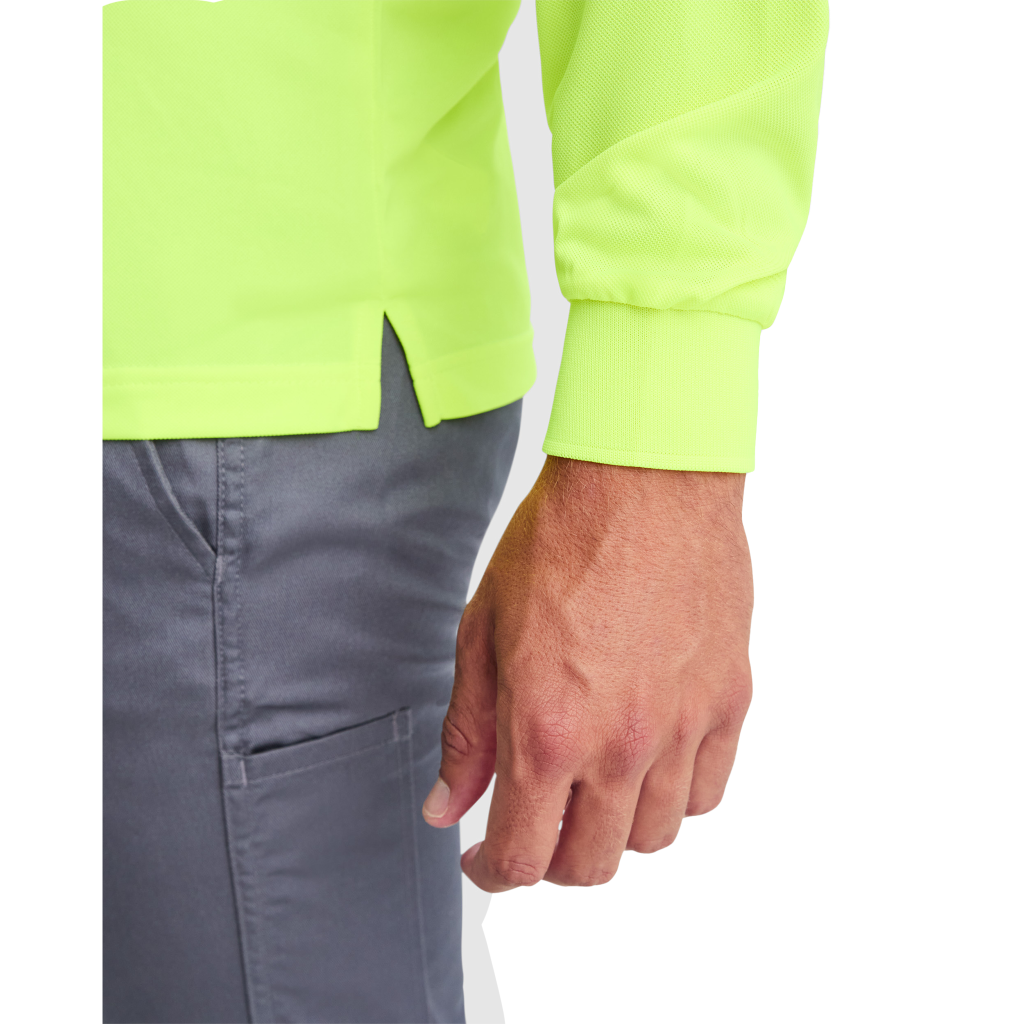 Sertificēts polo ar garām piedurknēm POLARIS L/S - Kombis