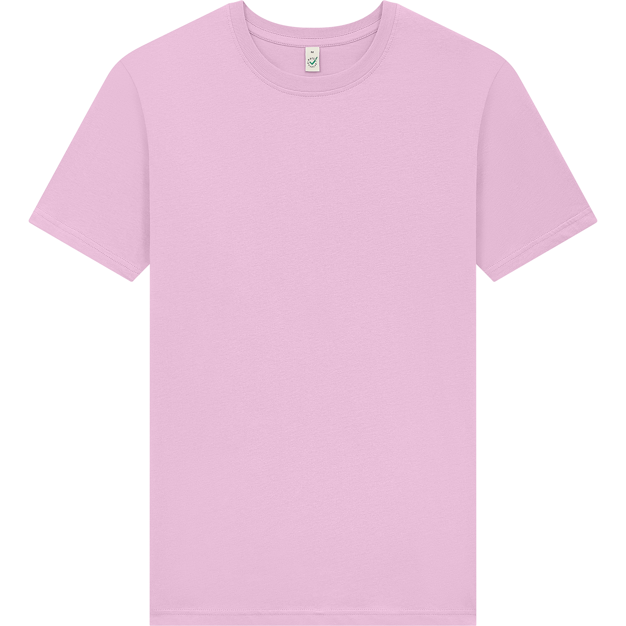 Earth Positive® Jersey T-Shirt EP01 in front view, soft cotton fabric, classic crew neck, eco-friendly design, stylish everyday t-shirt