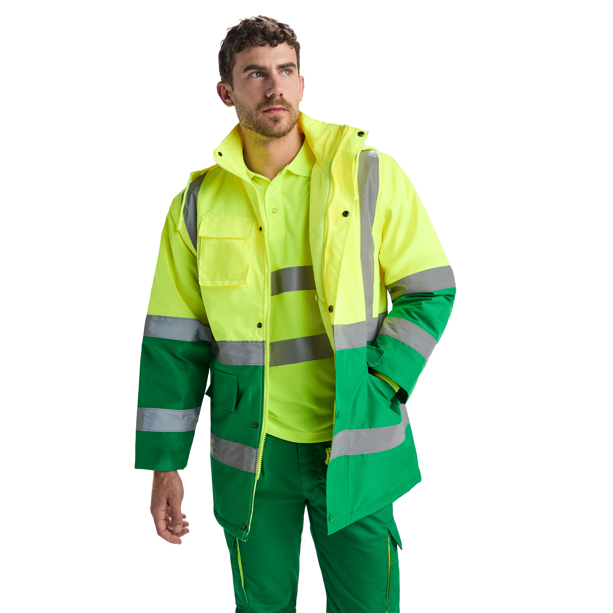Augstas redzamības siltinātā darba parka MERAK - Kombis