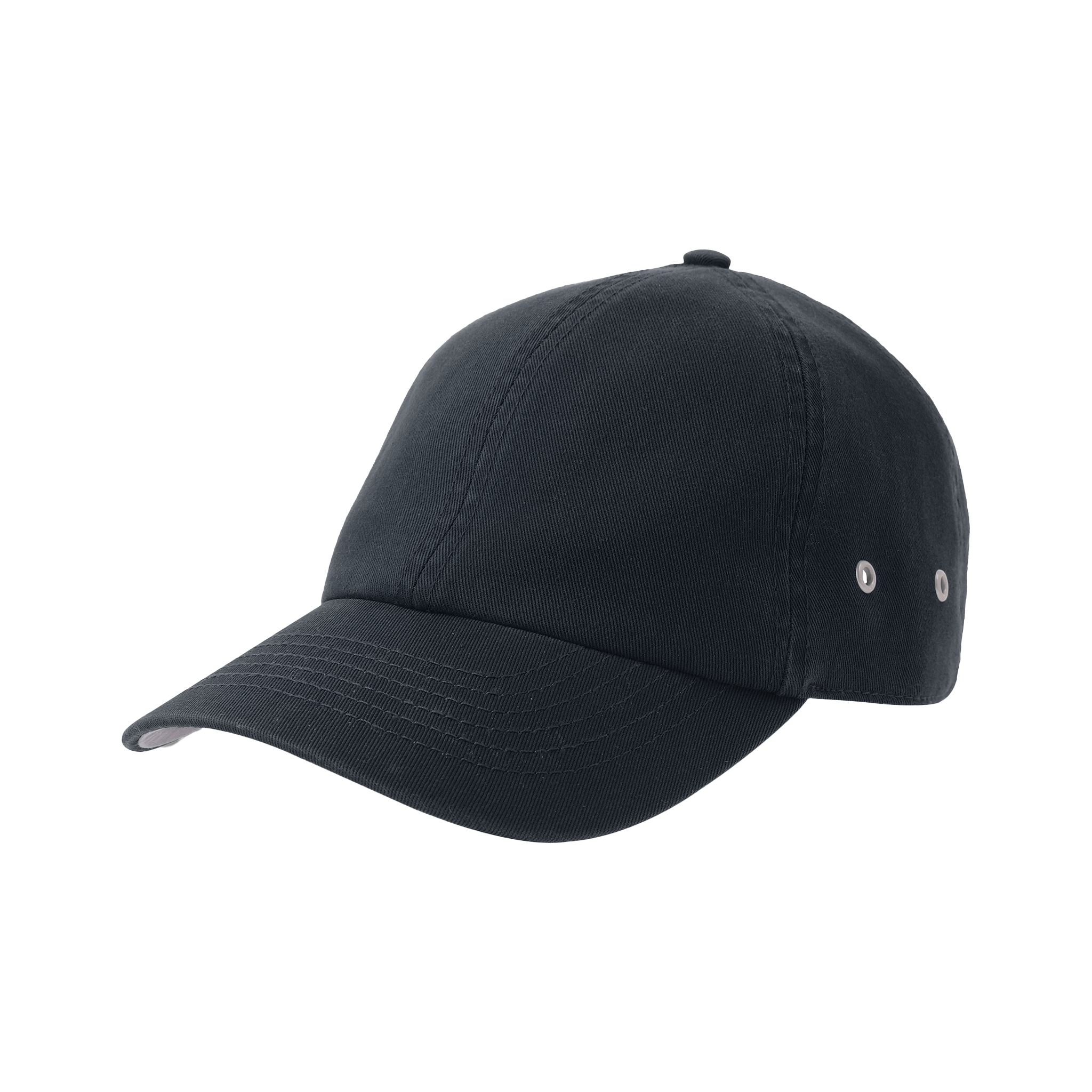 Atlantis Premium kokvilnas cepure, soft fabric, casual style, navy blue color, detailed stitching, comfortable fit.