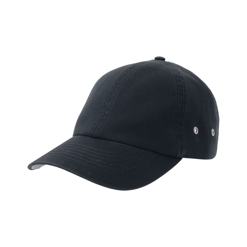 Atlantis Premium kokvilnas cepure, soft fabric, casual style, navy blue color, detailed stitching, comfortable fit.
