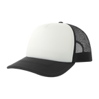 Blue Atlantis Trucker Rapper-S cap with mesh back and adjustable strap, stylish and casual headwear for street fashion.
