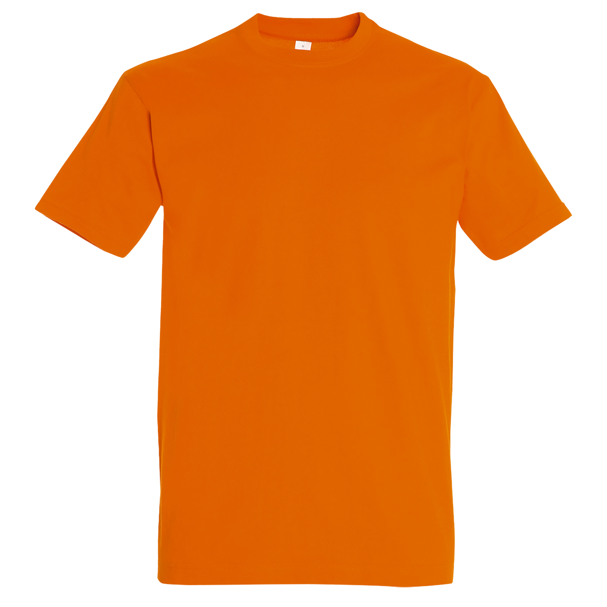 Gray Sols Imperial classic fit men's T-shirt displayed flat with round neckline and short sleeves.