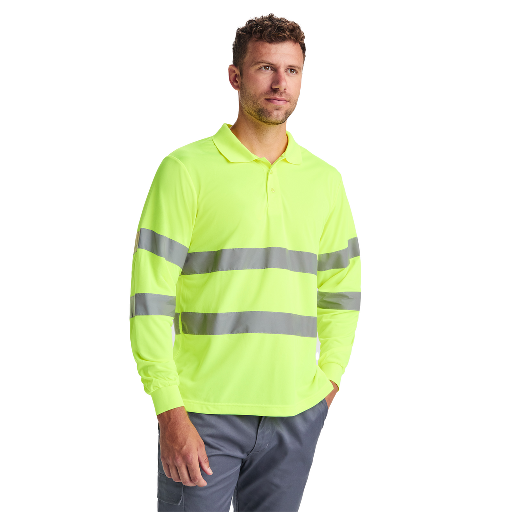 Sertificēts polo ar garām piedurknēm POLARIS L/S - Kombis