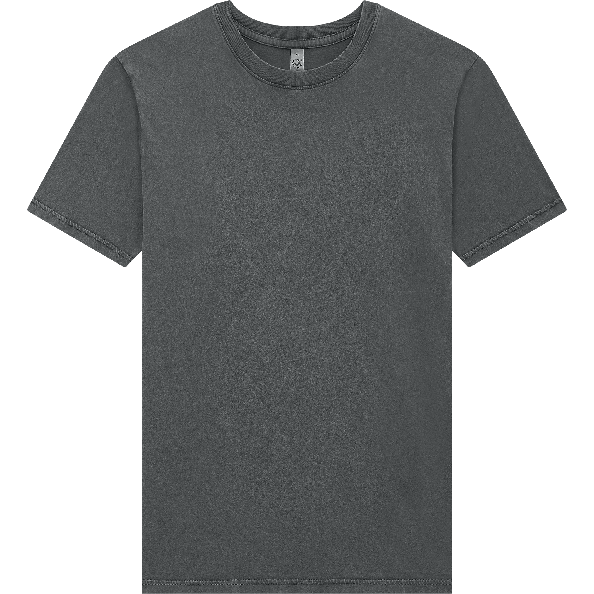 Earth Positive® Jersey T-Shirt EP01 in grey, front view showing classic crew neck and soft cotton fabric.