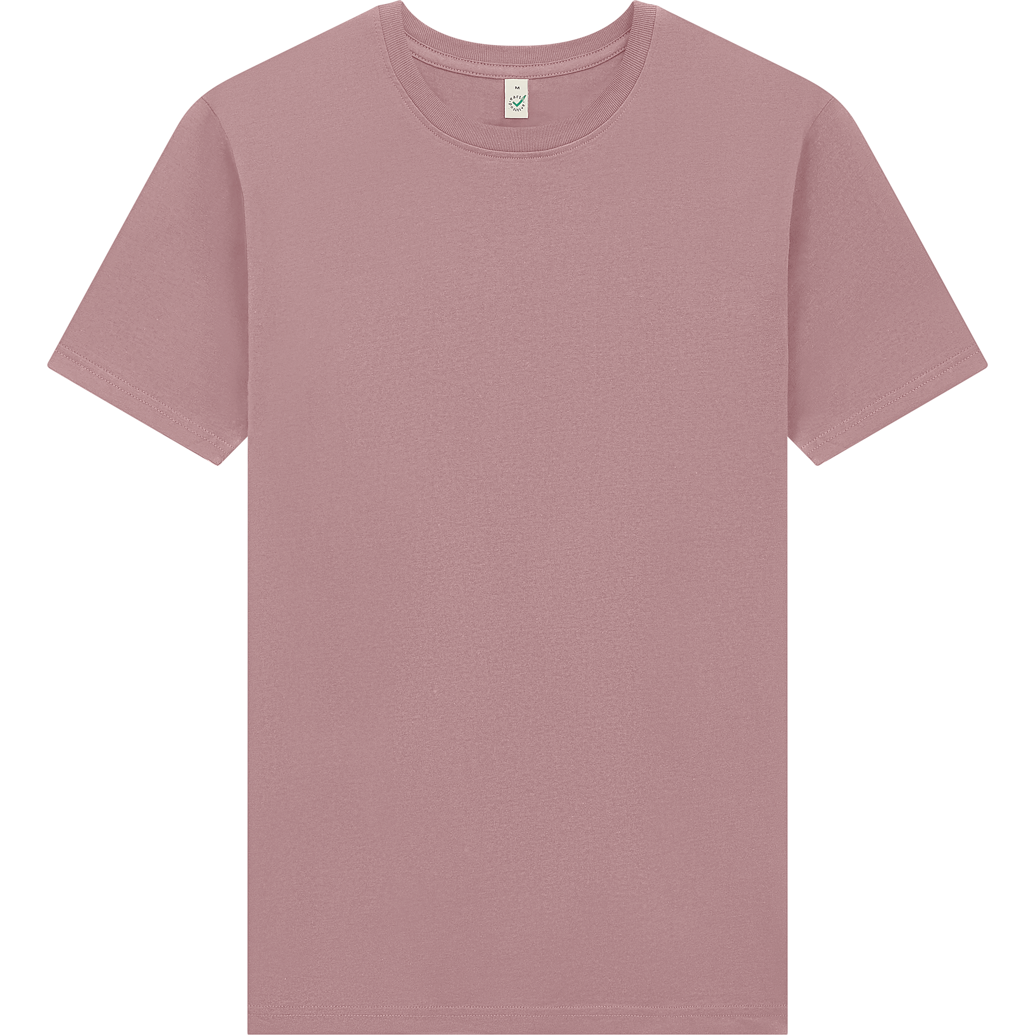Earth Positive® Premium Jersey T-shirt EP185 in front view, soft cotton fabric, classic fit, eco-friendly brand logo visible.