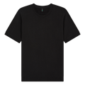 Earth Positive® EP312 short sleeve sweatshirt, front view, blue color, soft cotton fabric, casual fit, eco-friendly urban style.