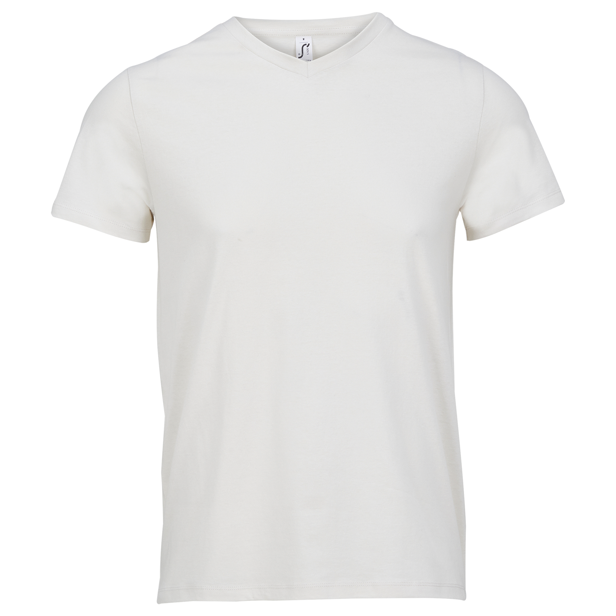 Light men's V-neck T-shirt by Sols, Klasisks un viegls Vīriešu T-krekls ar V veida apkakli REGENT V, front view