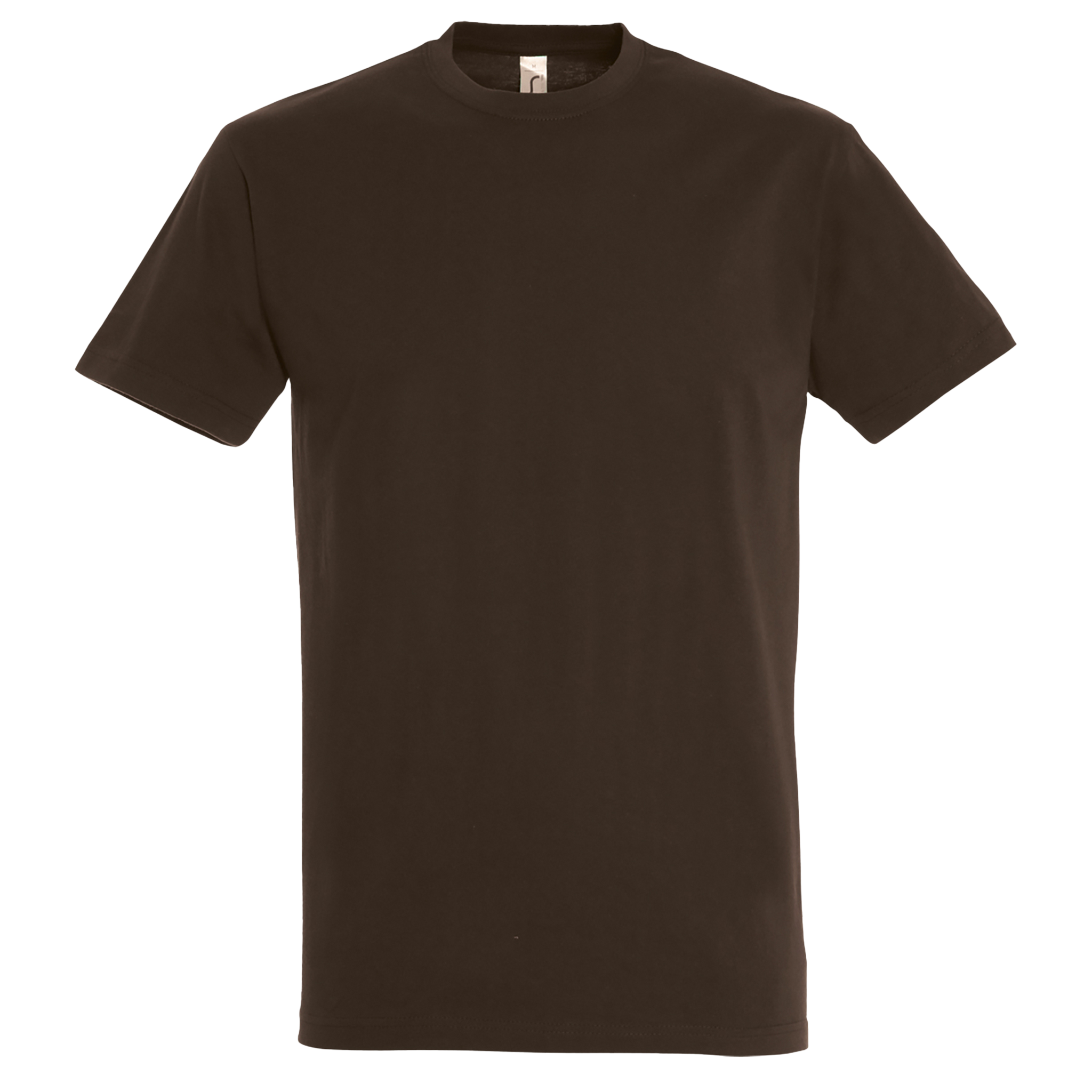 Sol's classic men's Imperial T-shirt in black, featuring a comfortable fit and simple crew neck design.