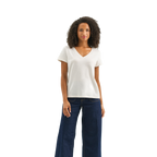 Light women's V-neck T-shirt by Sols from Klasisks collection, featuring a comfortable fit and classic V-neck design.