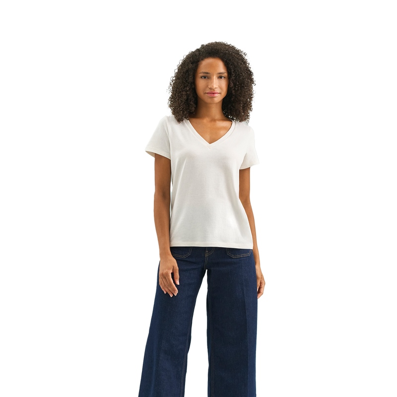Light women's V-neck T-shirt by Sols from Klasisks collection, featuring a comfortable fit and classic V-neck design.