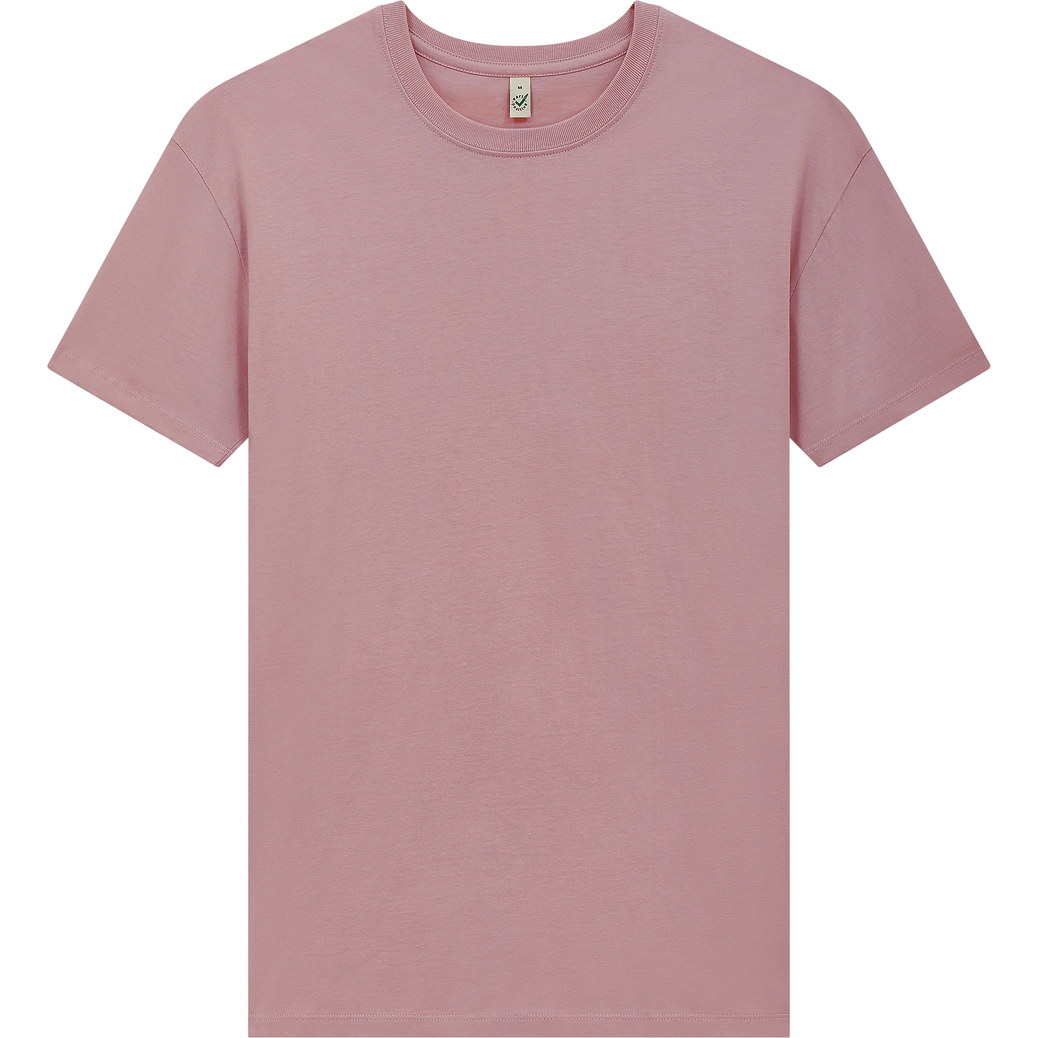 Earth Positive® Oversized T-Shirt EP19 in natural cotton, front view showing relaxed fit and eco-friendly fabric.