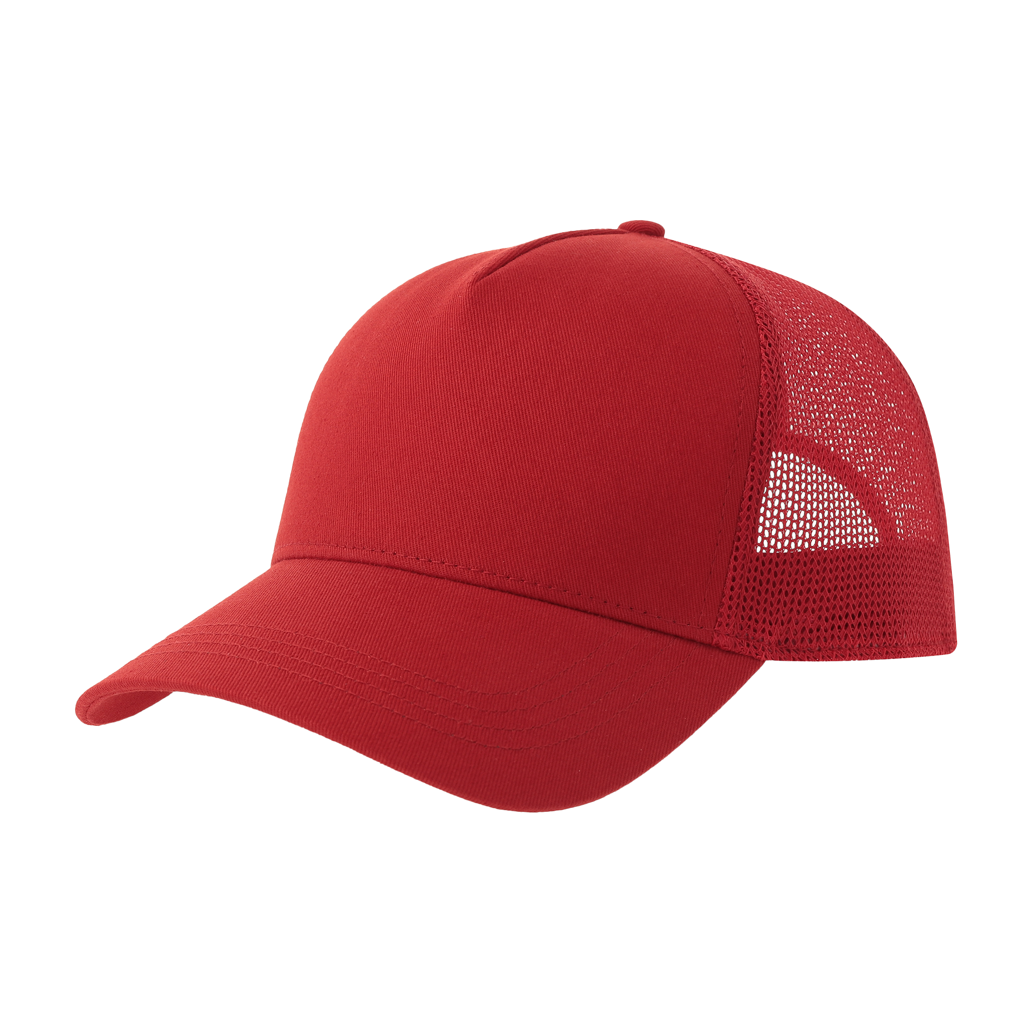 Atlantis Trucker cap in cotton with RAPPER COTTON-S design, featuring a classic trucker style and adjustable snapback closure.