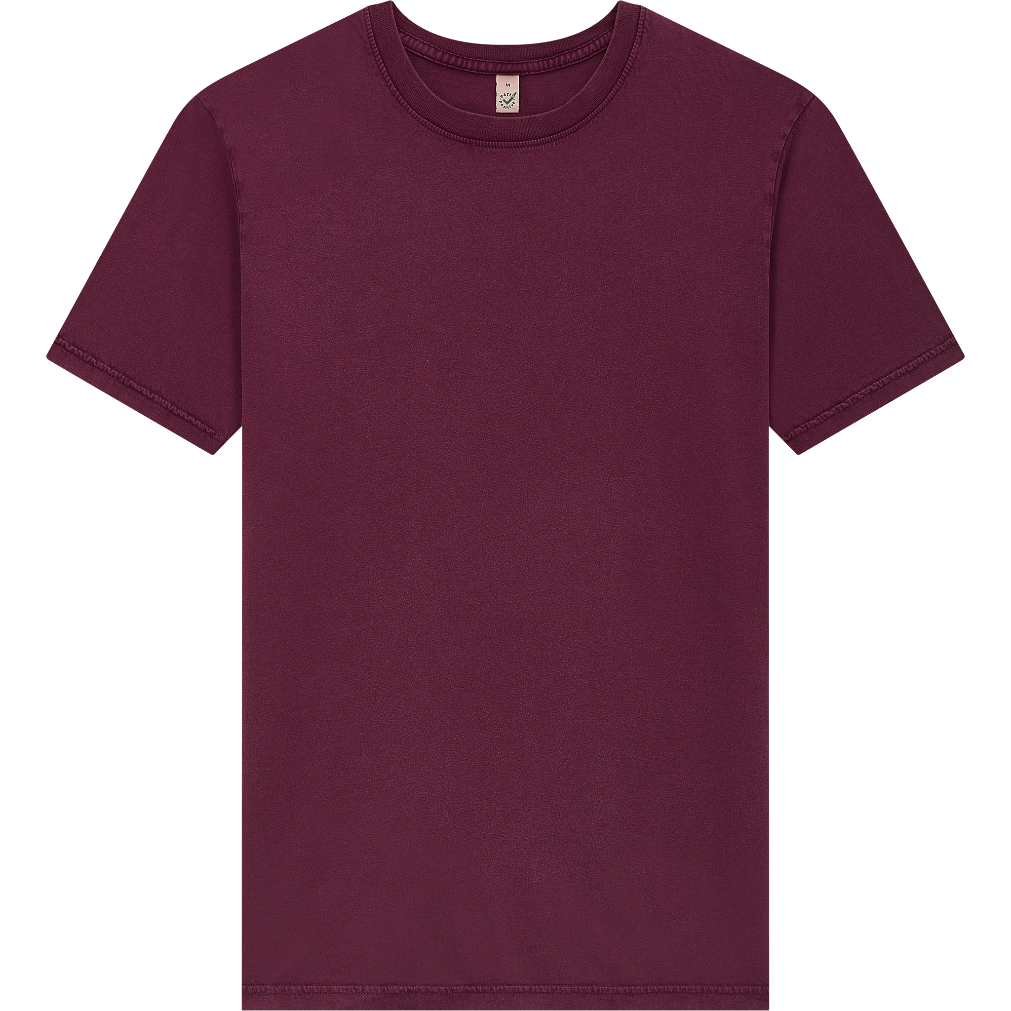 Earth Positive® Jersey T-Shirt EP01 front view, soft cotton fabric, natural fit, eco-friendly branded T-shirt for casual wear