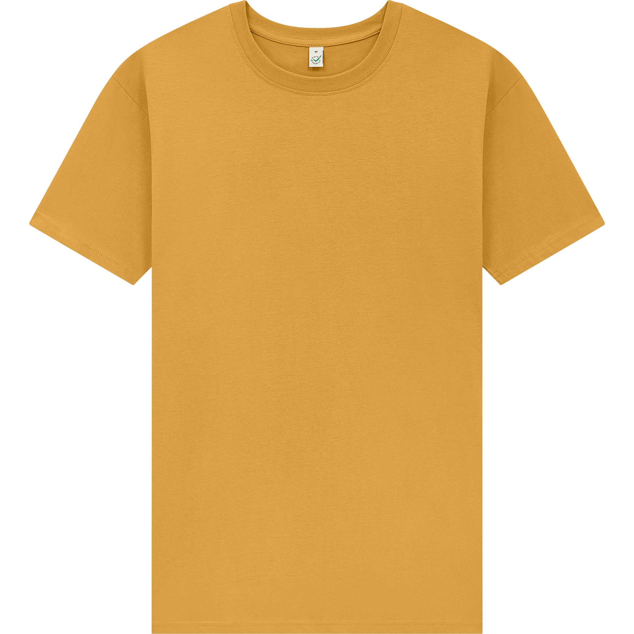 Earth Positive® Oversized T-Shirt EP19 in front view, soft cotton fabric, relaxed fit, natural color, casual style.