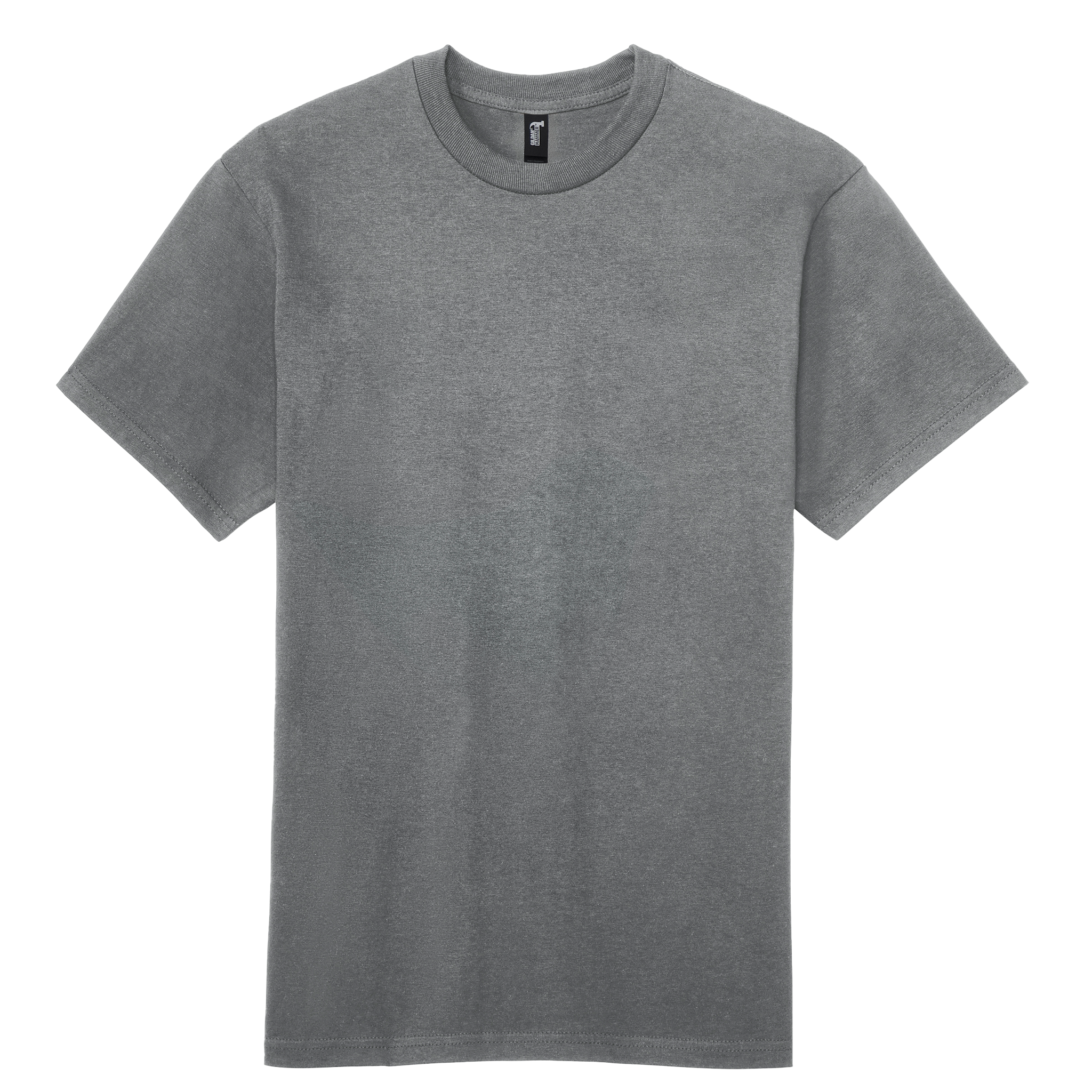 Gildan durable T-shirt featuring a classic crew neck and short sleeves, in a solid color with a smooth fabric texture.