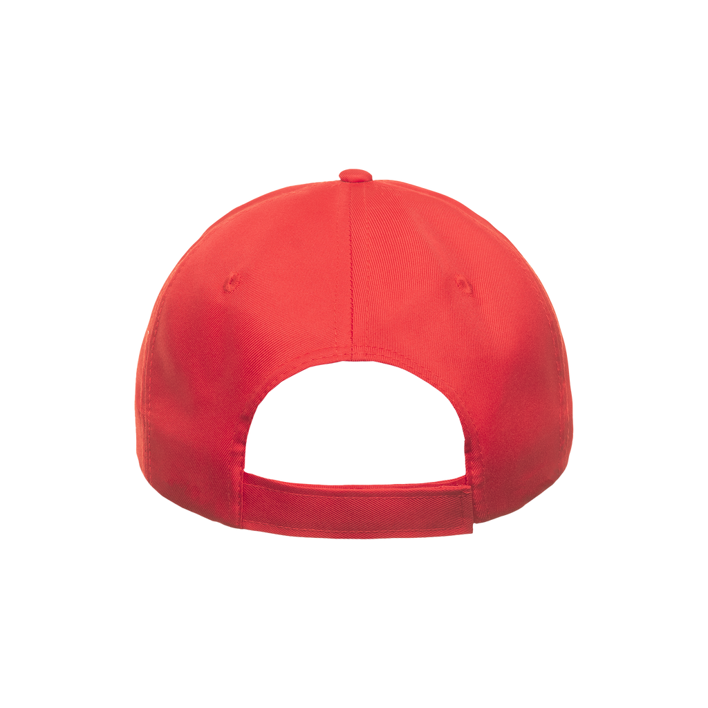 Atlantis 5-paneled RECY FIVE cap, shown from the back, featuring a modern design and adjustable strap for a comfortable fit.