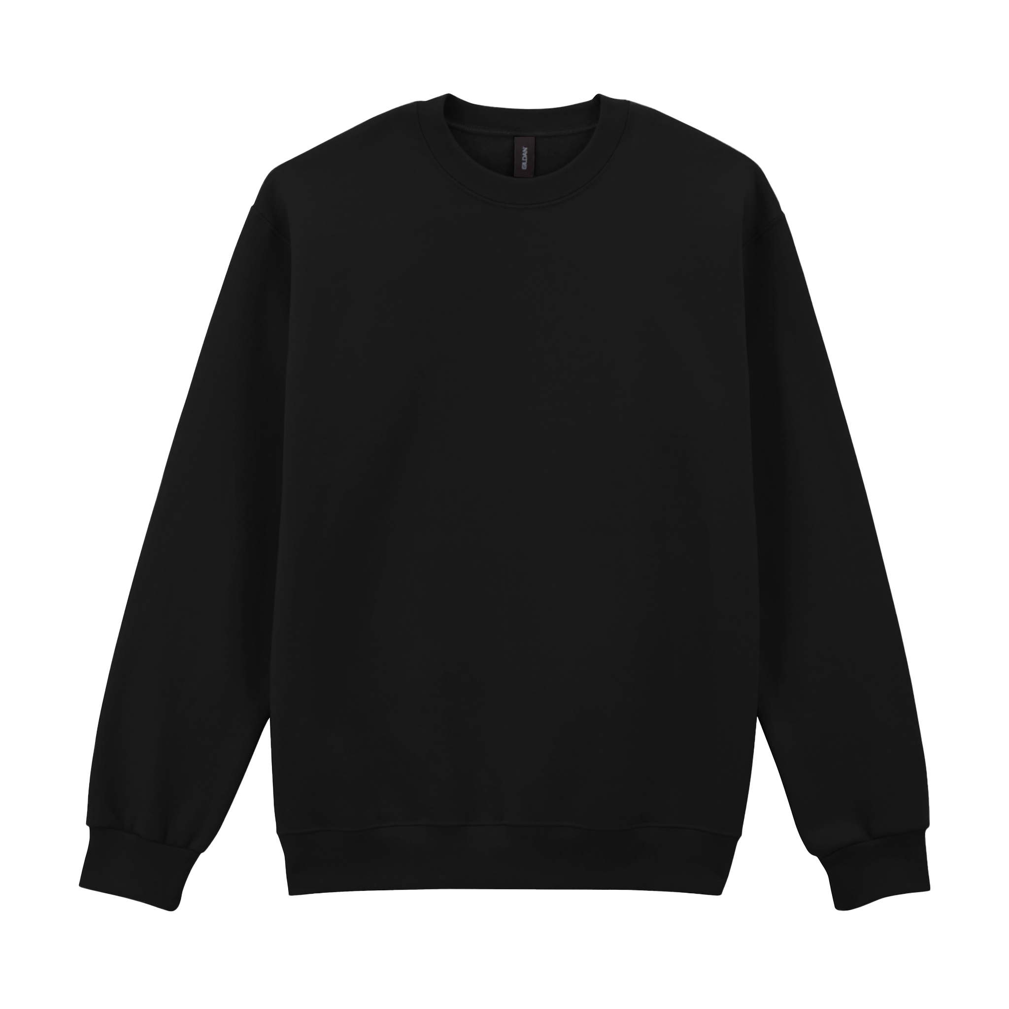 Gildan HAMMER Premium biezais džemperis in a cozy, beige knit with a round neckline and long sleeves, casual winter wear
