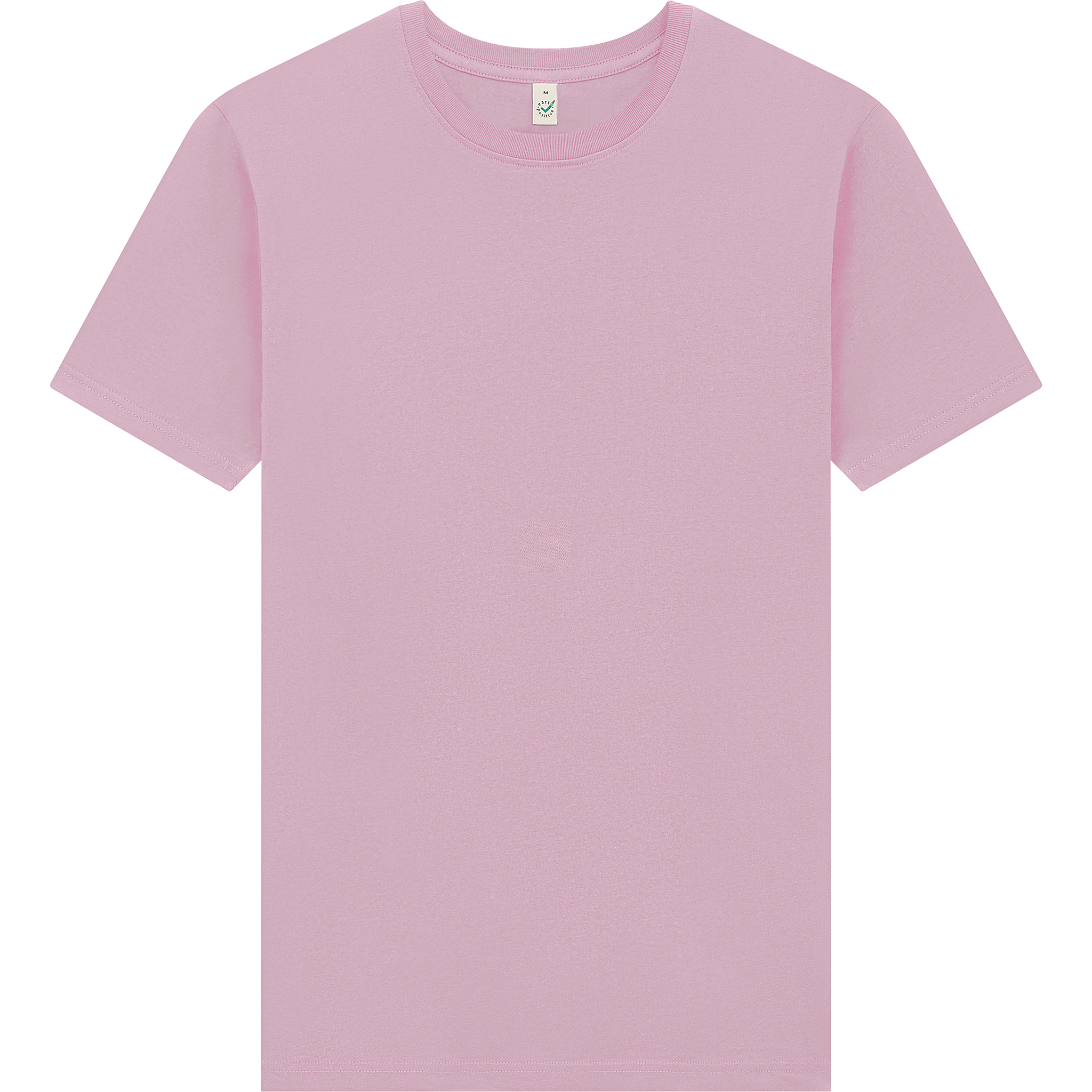 Earth Positive® Premium Jersey T-Shirt EP185 in vibrant Fuchsia, front view showing soft cotton fabric and classic fit.