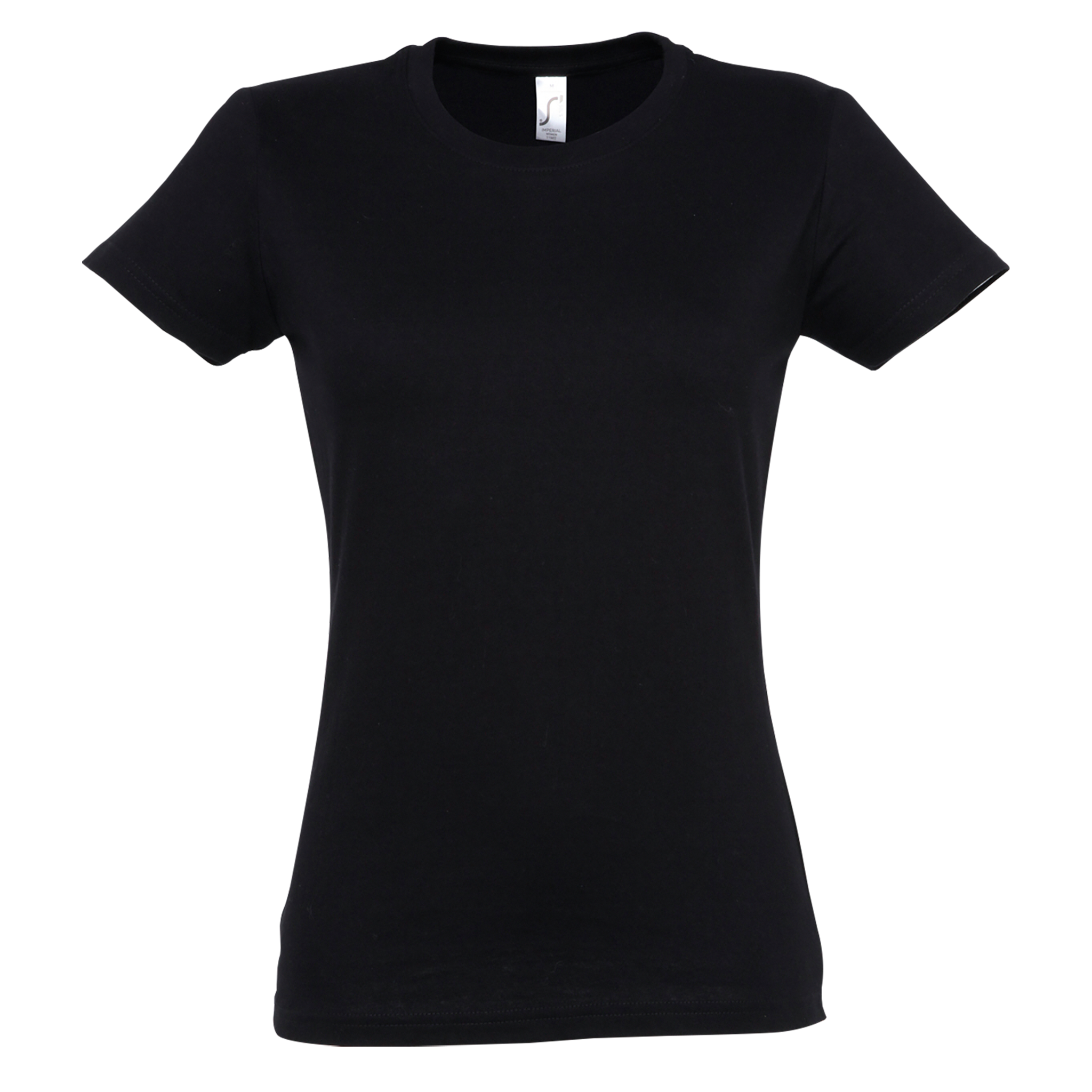 Light gray Sols Imperial Women T-shirt with classic fit, short sleeves, and round neckline, displayed on a neutral background.