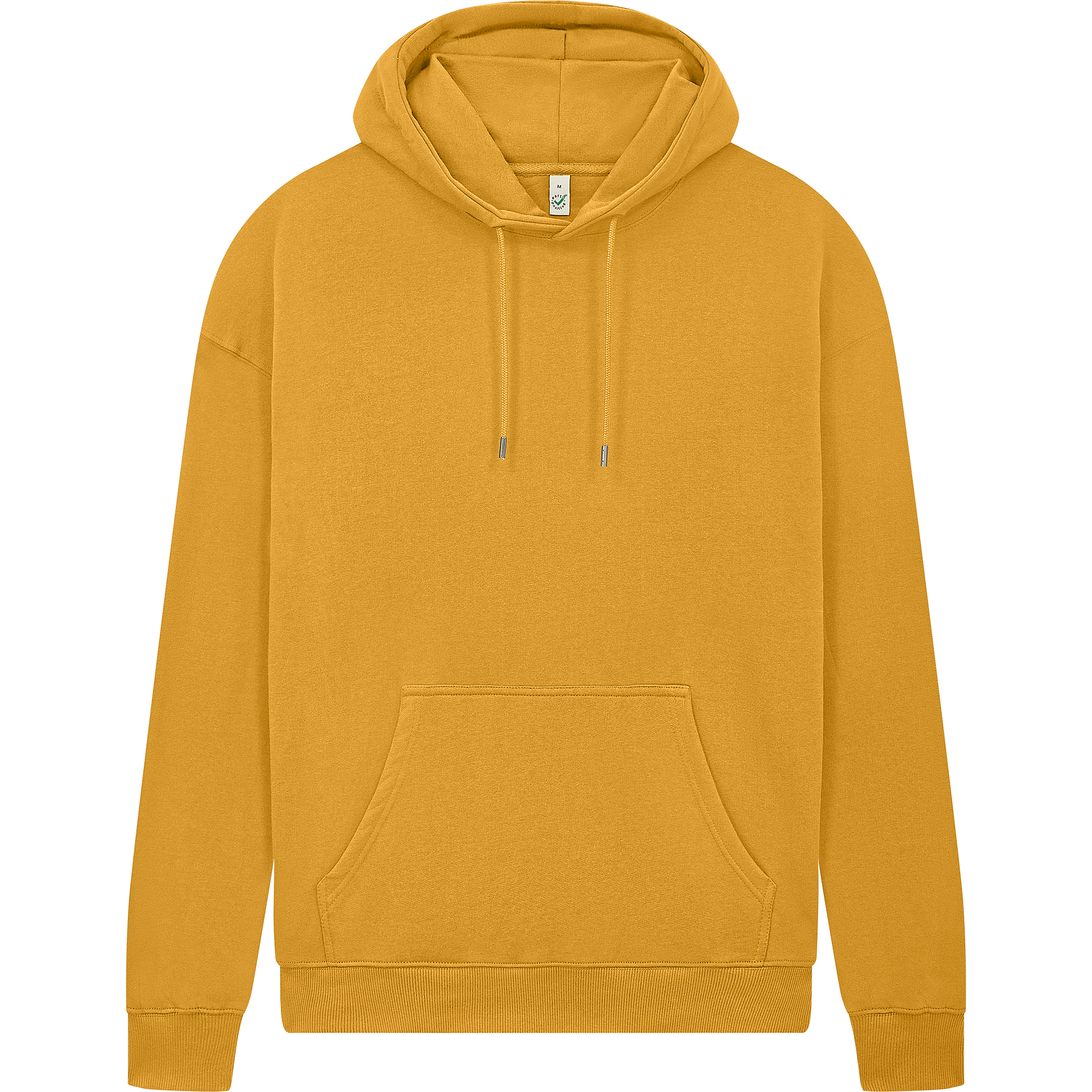 Earth Positive® Pullover Hoodie EP301 front view, soft fabric, with hood and logo detail, in a casual comfortable style.