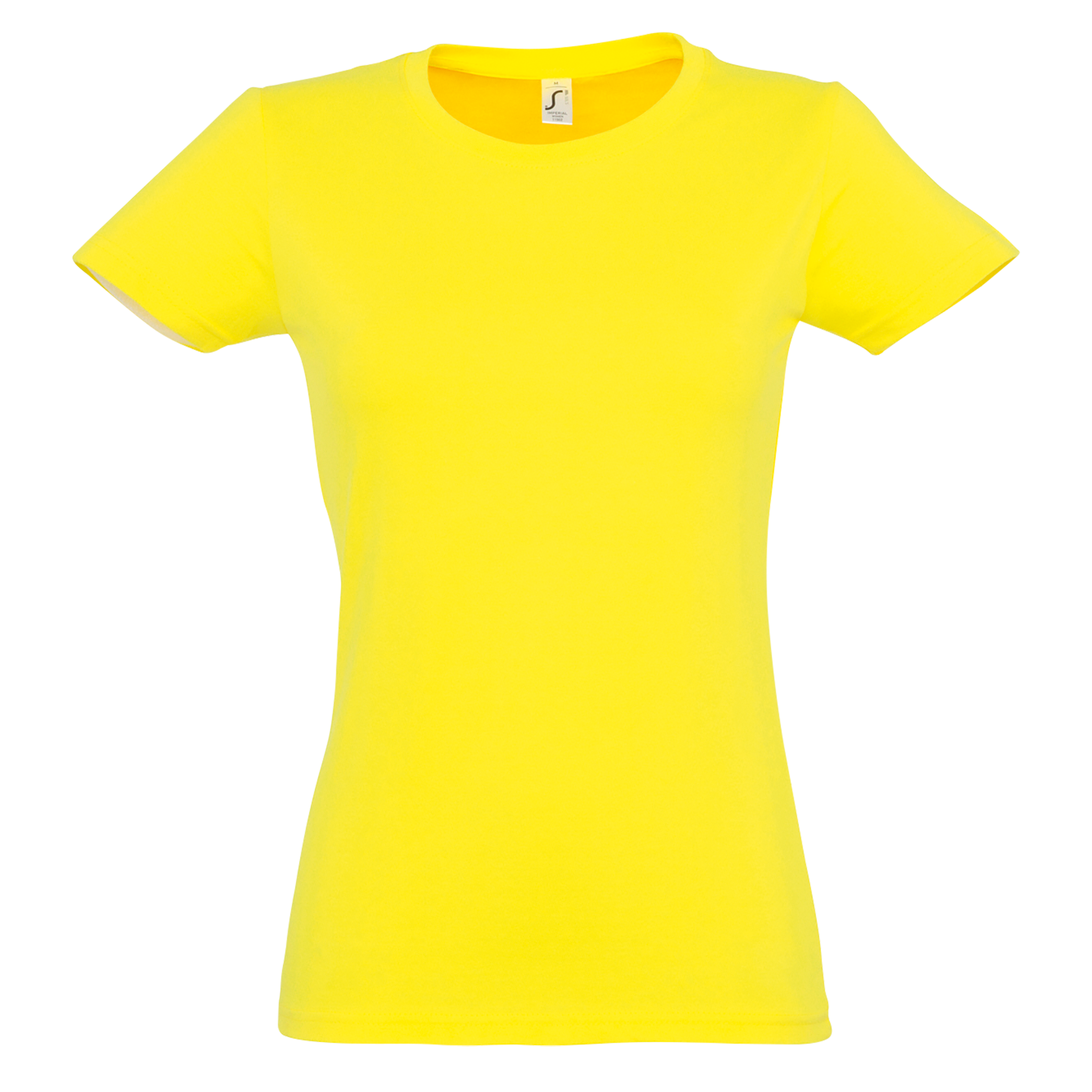 Sols Imperial Women classic fit T-shirt for women, featuring a comfortable round neckline and soft fabric, in a neutral color.