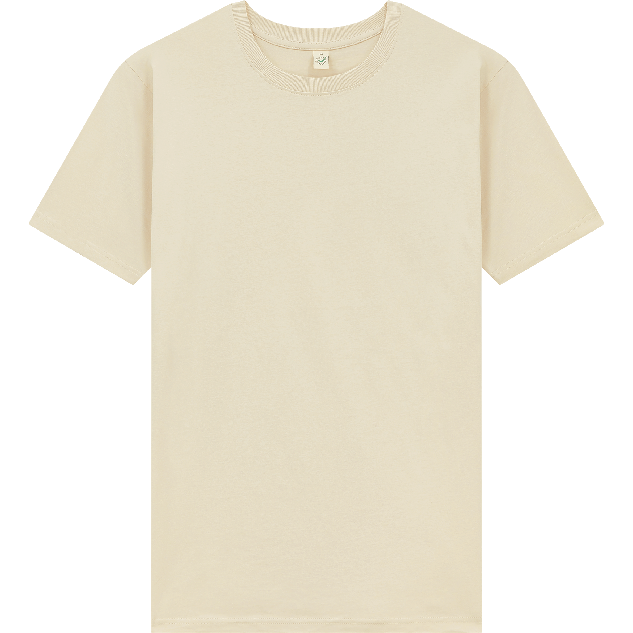 Earth Positive® EP19 oversized T-shirt in bonfire color, featuring a front view of the eco-friendly, relaxed-fit T-shirt.
