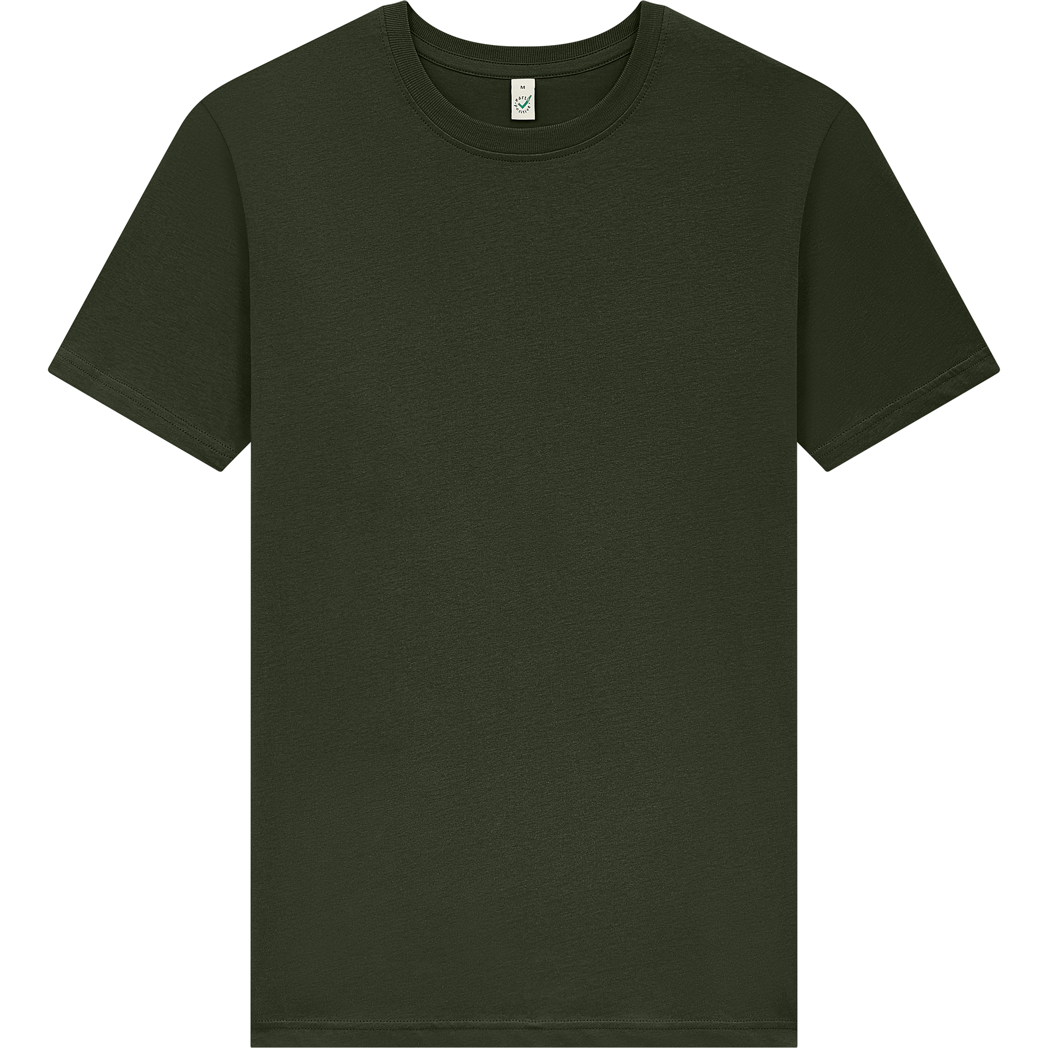 Earth Positive® Jersey T-Shirt EP01 in moody front view, showcasing soft cotton fabric and classic fit.