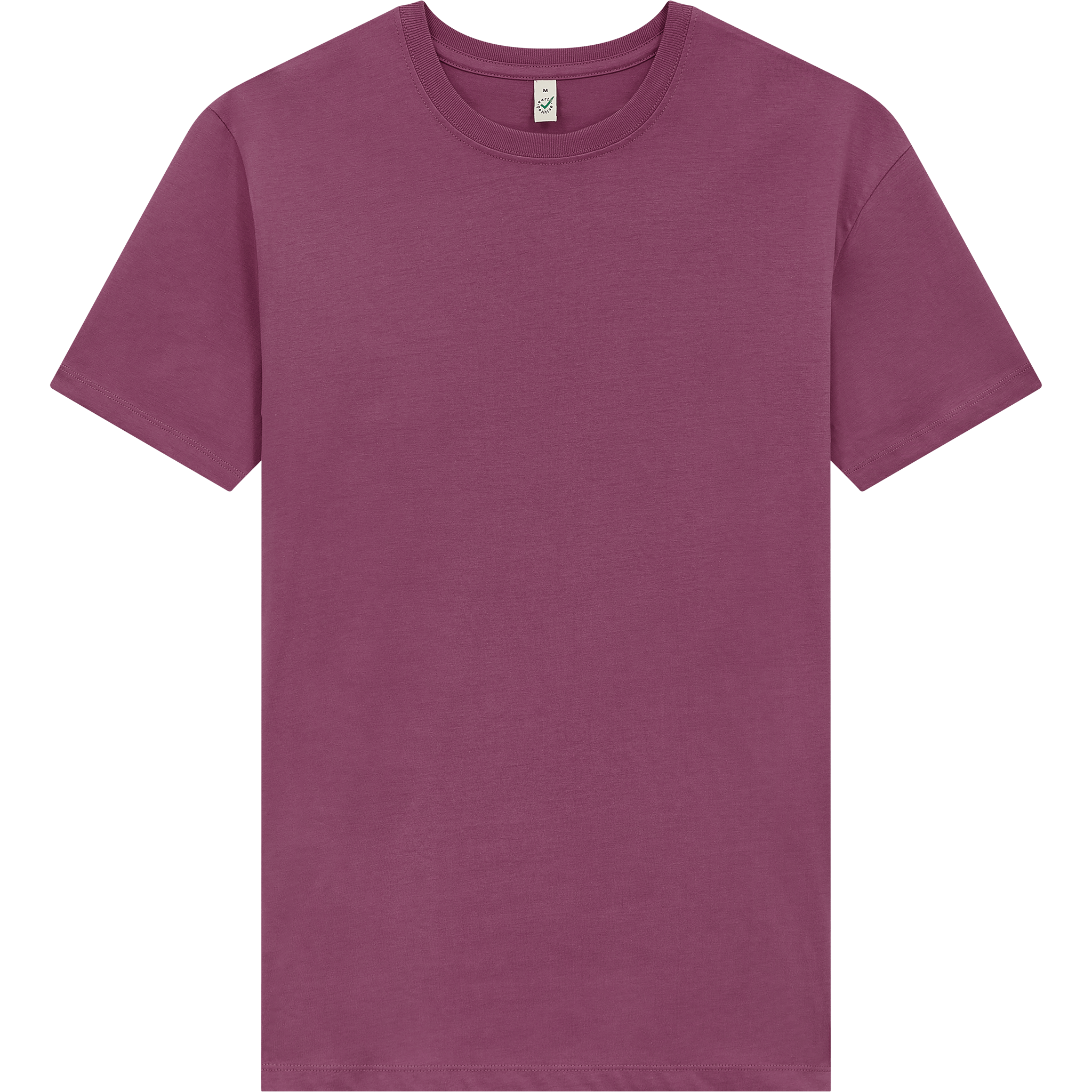 Earth Positive® Premium Jersey T-Shirt EP185 in forest green, front view showing classic crew neck and clean design.