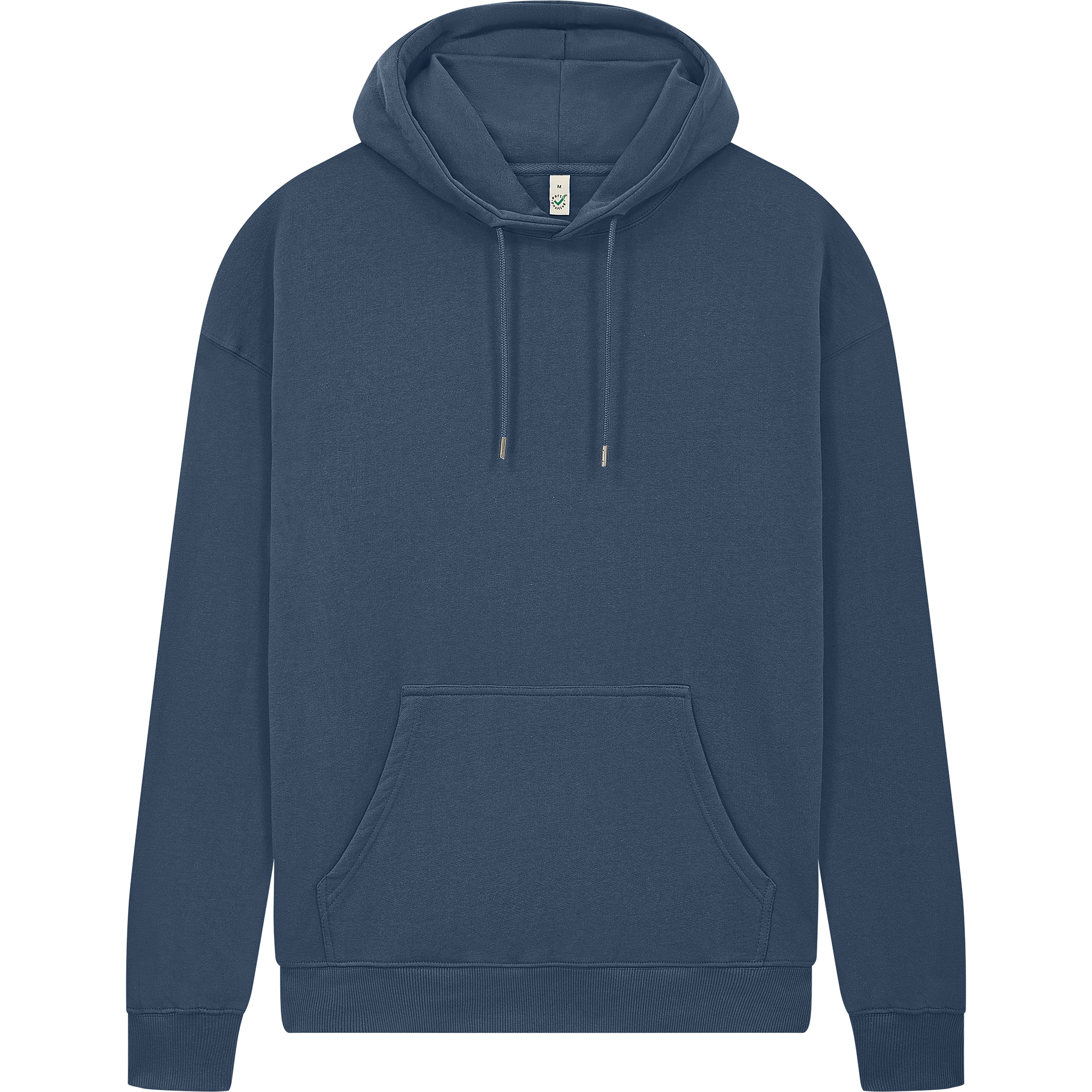 Earth Positive® EP301 pullover hoodie, front view with soft cotton fabric and minimalist design, in a natural color.