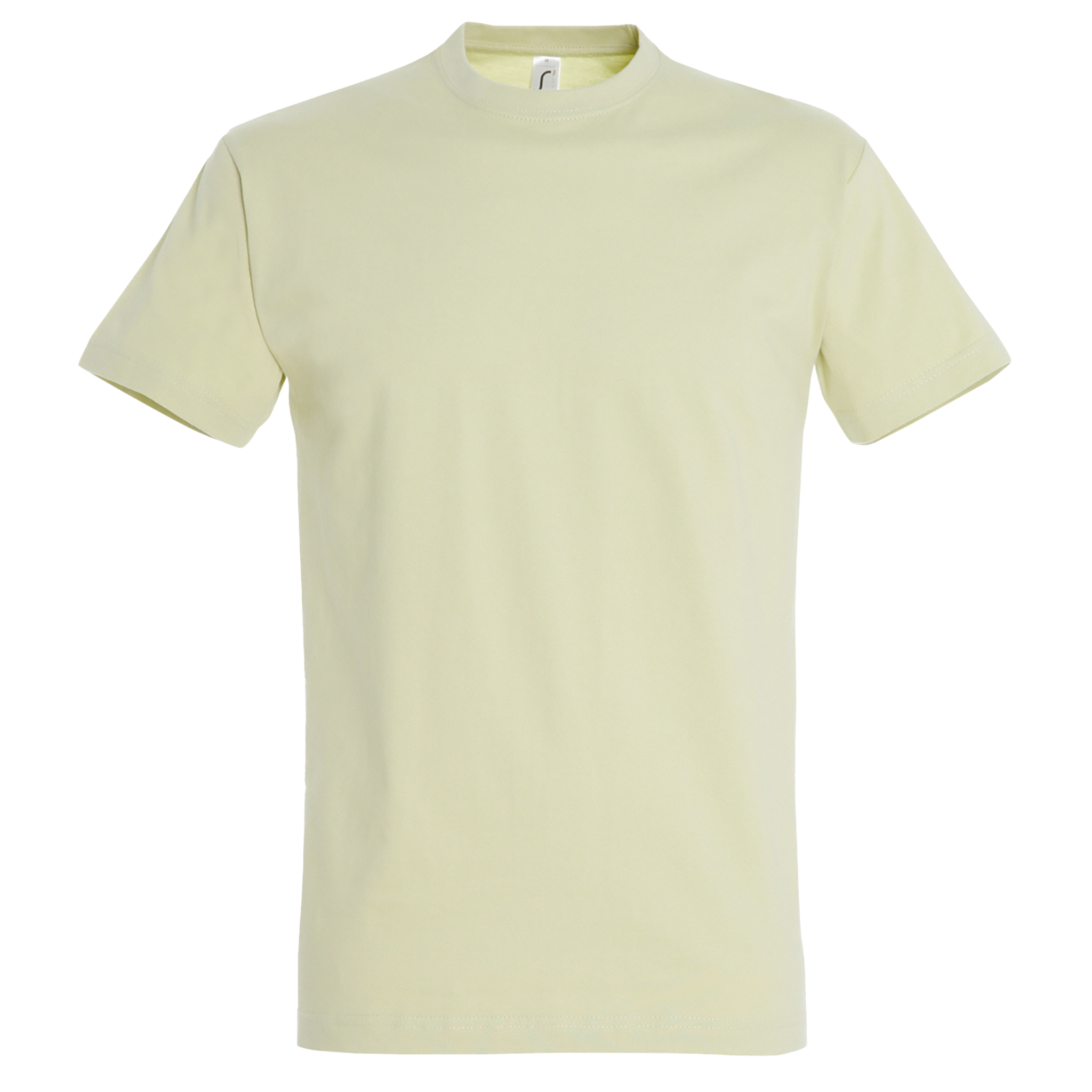 Black Sols Imperial classic fit men's T-shirt with round neckline, displayed on a hanger.