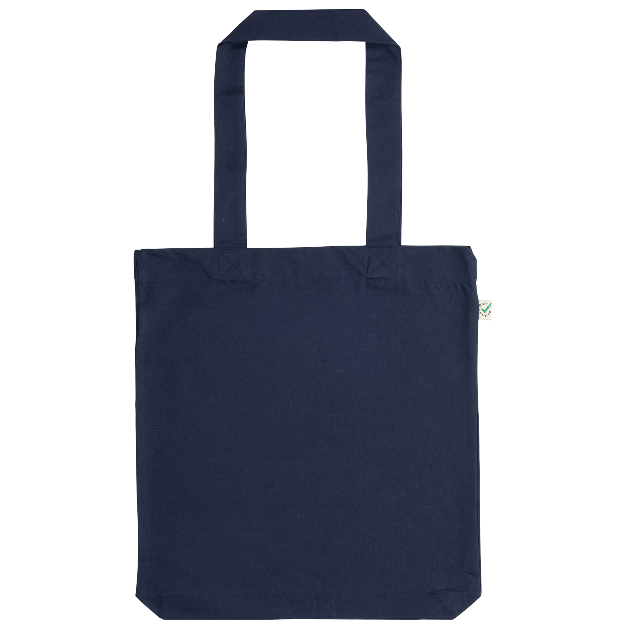 Earth Positive® Soma Fashion Tote Bag EP75, natural cotton tote with sturdy handles and minimal branding, front view.