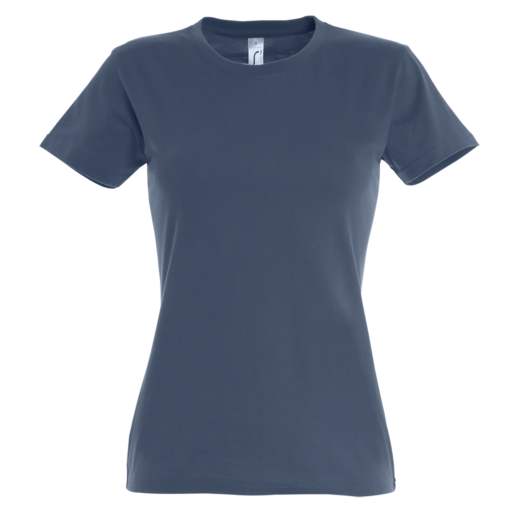 Light beige Sols Imperial Women T-shirt with classic fit, short sleeves, and round neckline, shown on a white background.