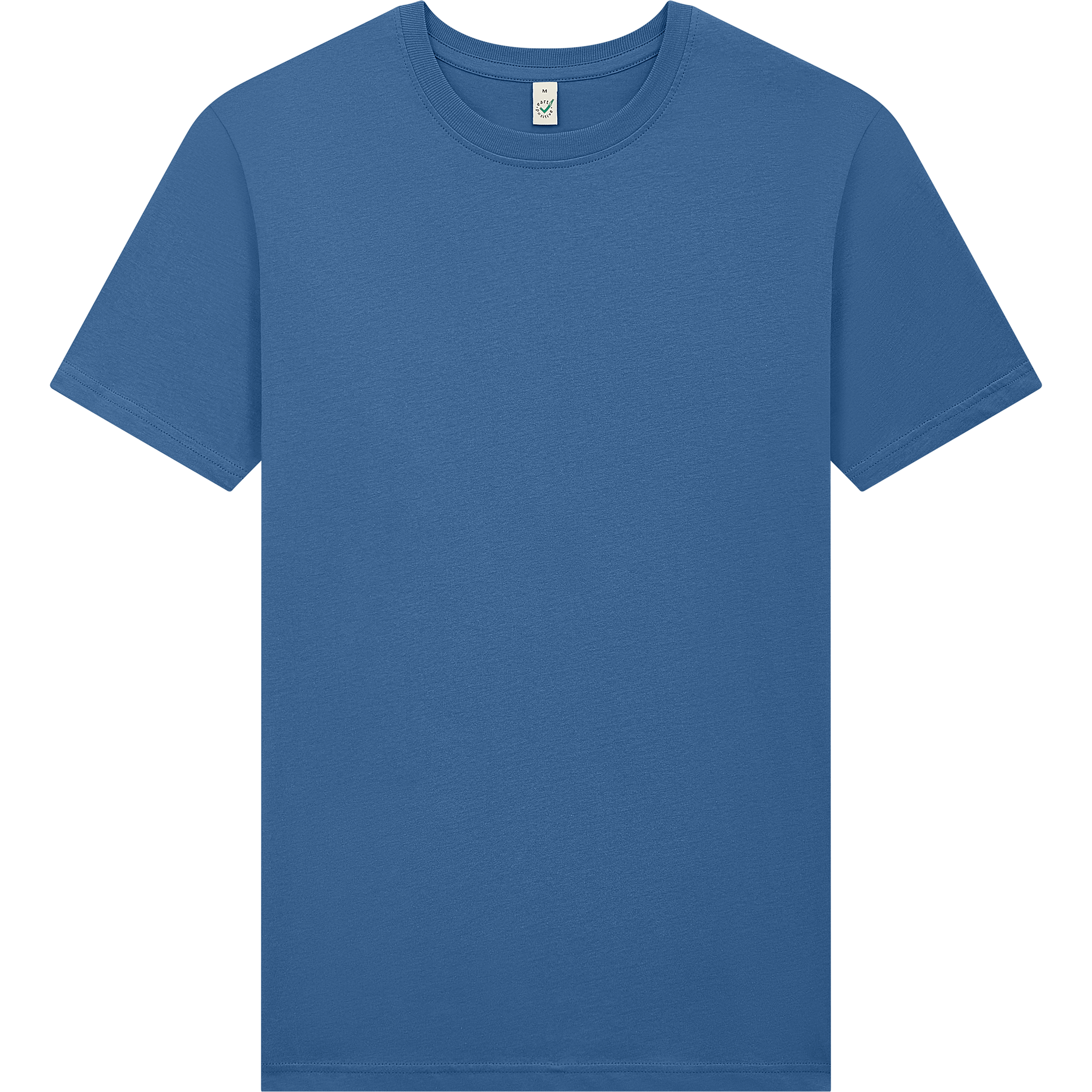 Earth Positive® Jersey T-Shirt EP01 in dark charcoal, front view showing soft cotton fabric and classic fit.