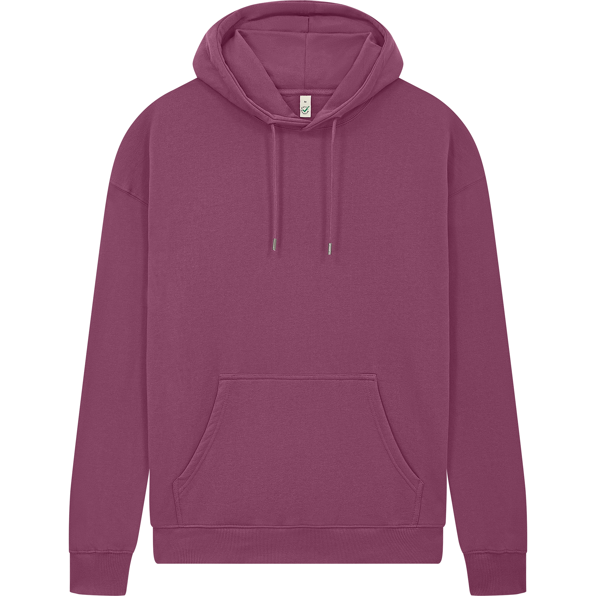 Earth Positive® EP301 pullover hoodie, front view, soft fabric in vibrant color, casual fit, eco-friendly sustainable fashion.